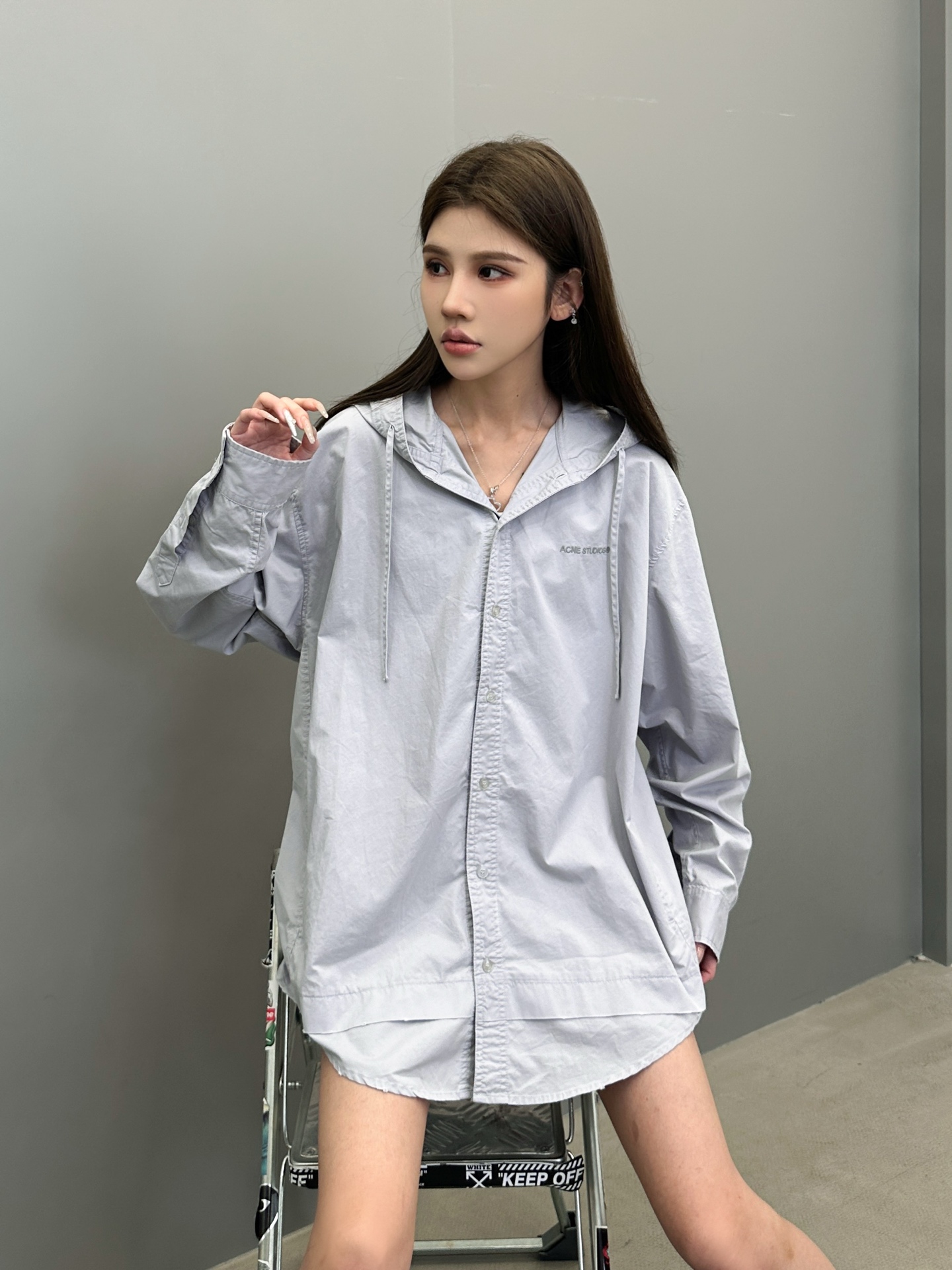  巴黎 ｜ 新款衬衣外套，成衣洗水加经典刺绣标，日本进口高密棉布，男女同款，尺码sml