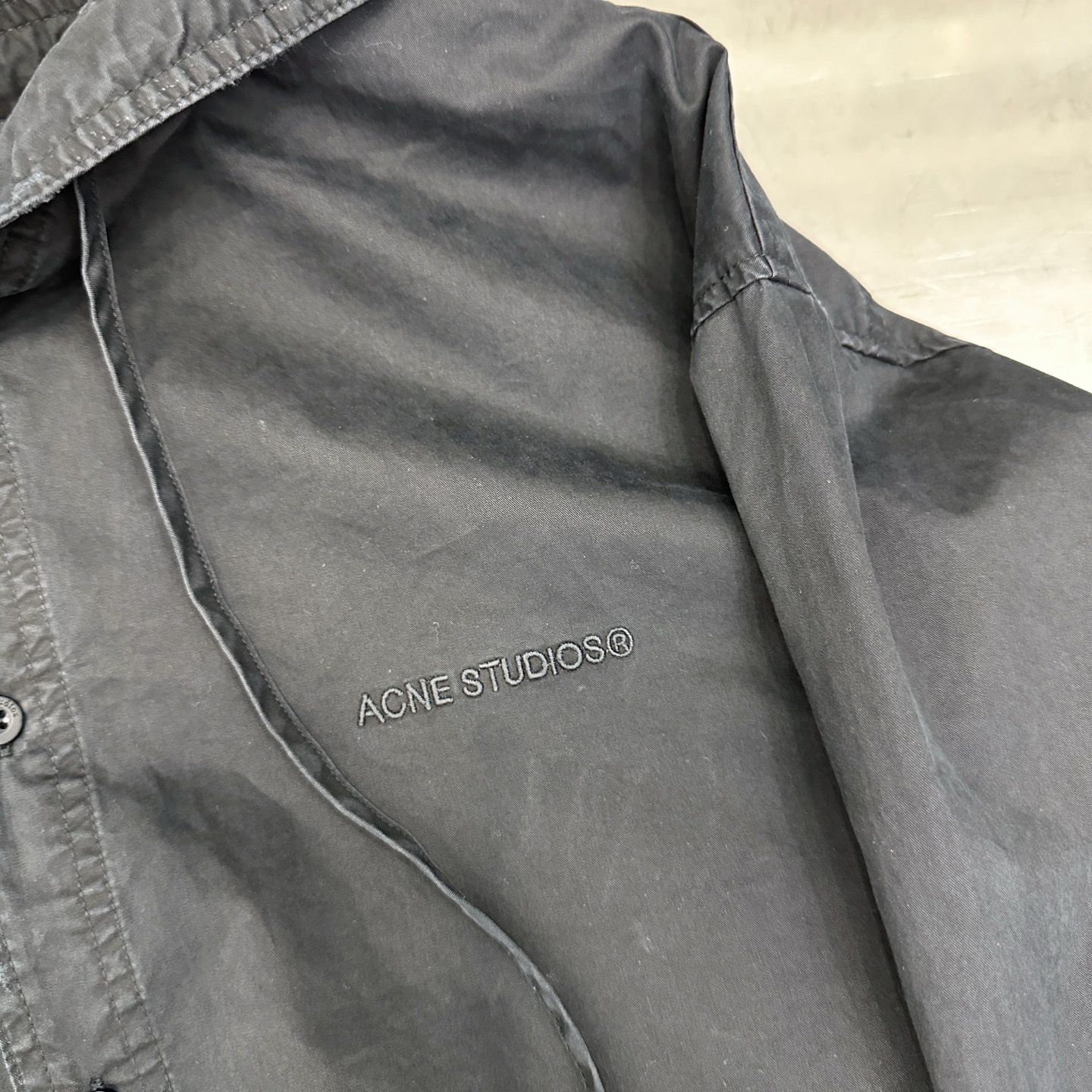  巴黎 ｜ 新款衬衣外套，成衣洗水加经典刺绣标，日本进口高密棉布，男女同款，尺码sml