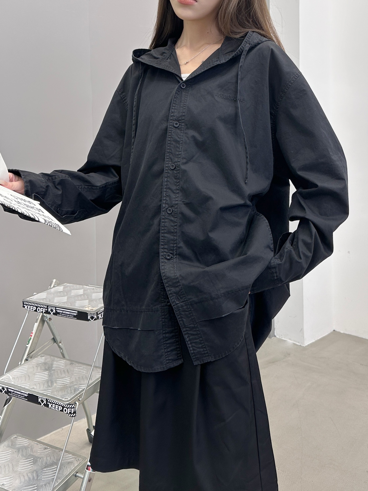  巴黎 ｜ 新款衬衣外套，成衣洗水加经典刺绣标，日本进口高密棉布，男女同款，尺码sml