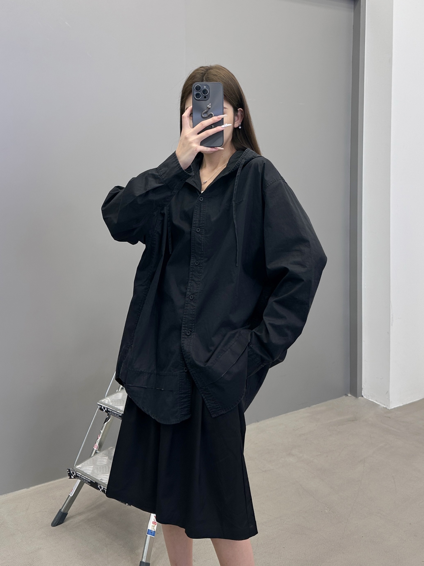  巴黎 ｜ 新款衬衣外套，成衣洗水加经典刺绣标，日本进口高密棉布，男女同款，尺码sml