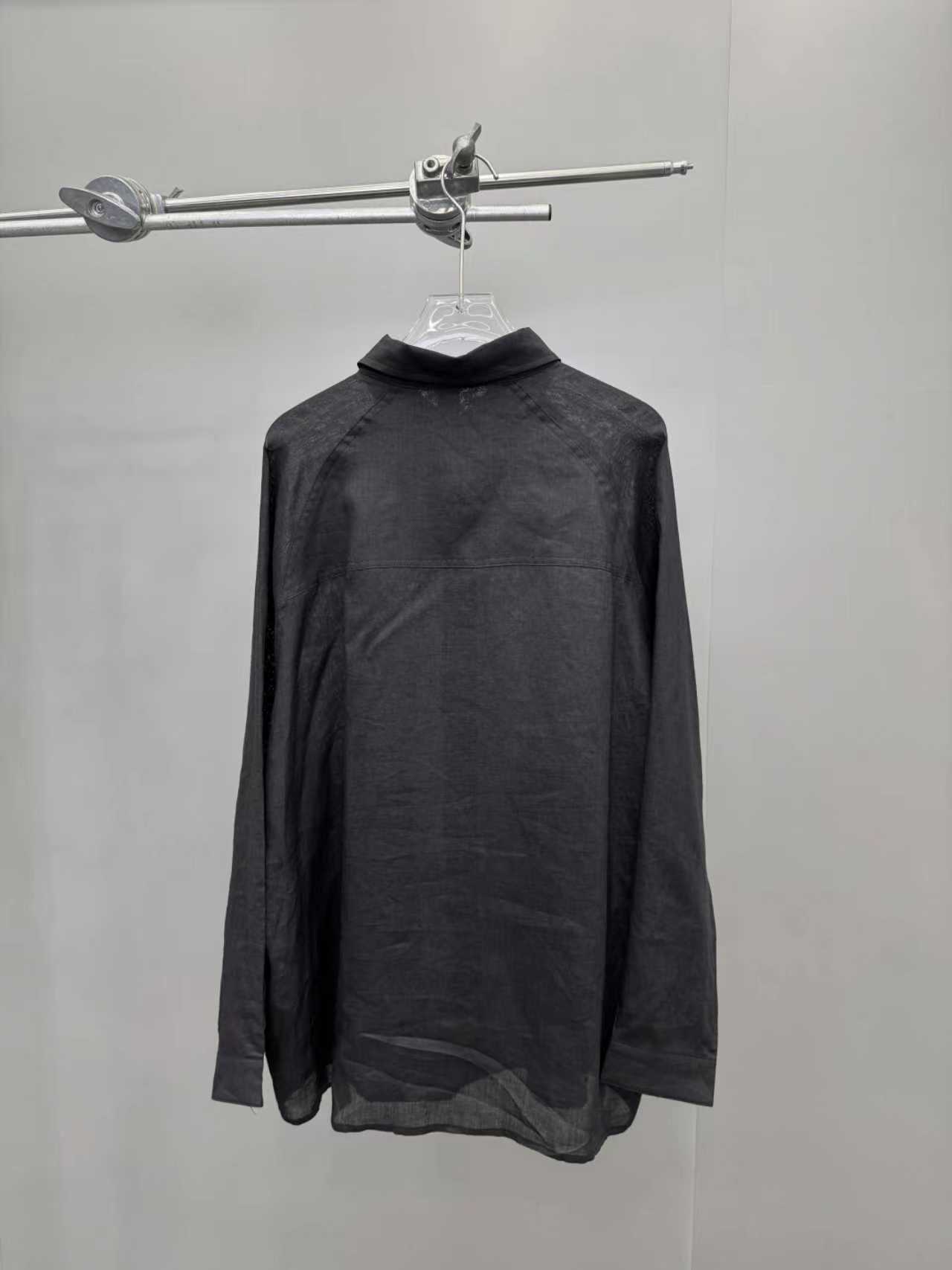  克罗心 ｜ 新款衬衣，日本进口全麻面料，经典五金扣刺绣标，男女同款，尺码sml