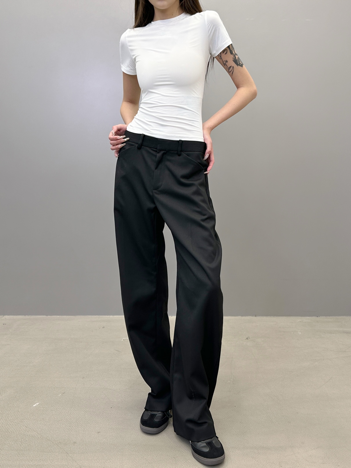  大王 ｜ 新款休闲裤，立体剪裁休闲西裤，羊毛混纺面料，尺码sml