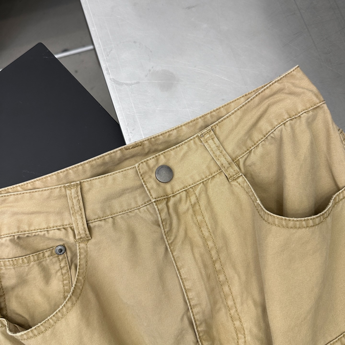  Acne ｜ 新款工装半裙，成衣洗水吊磨做旧工艺，复杂多口袋结构工装款式，进口全棉面料，尺码sml