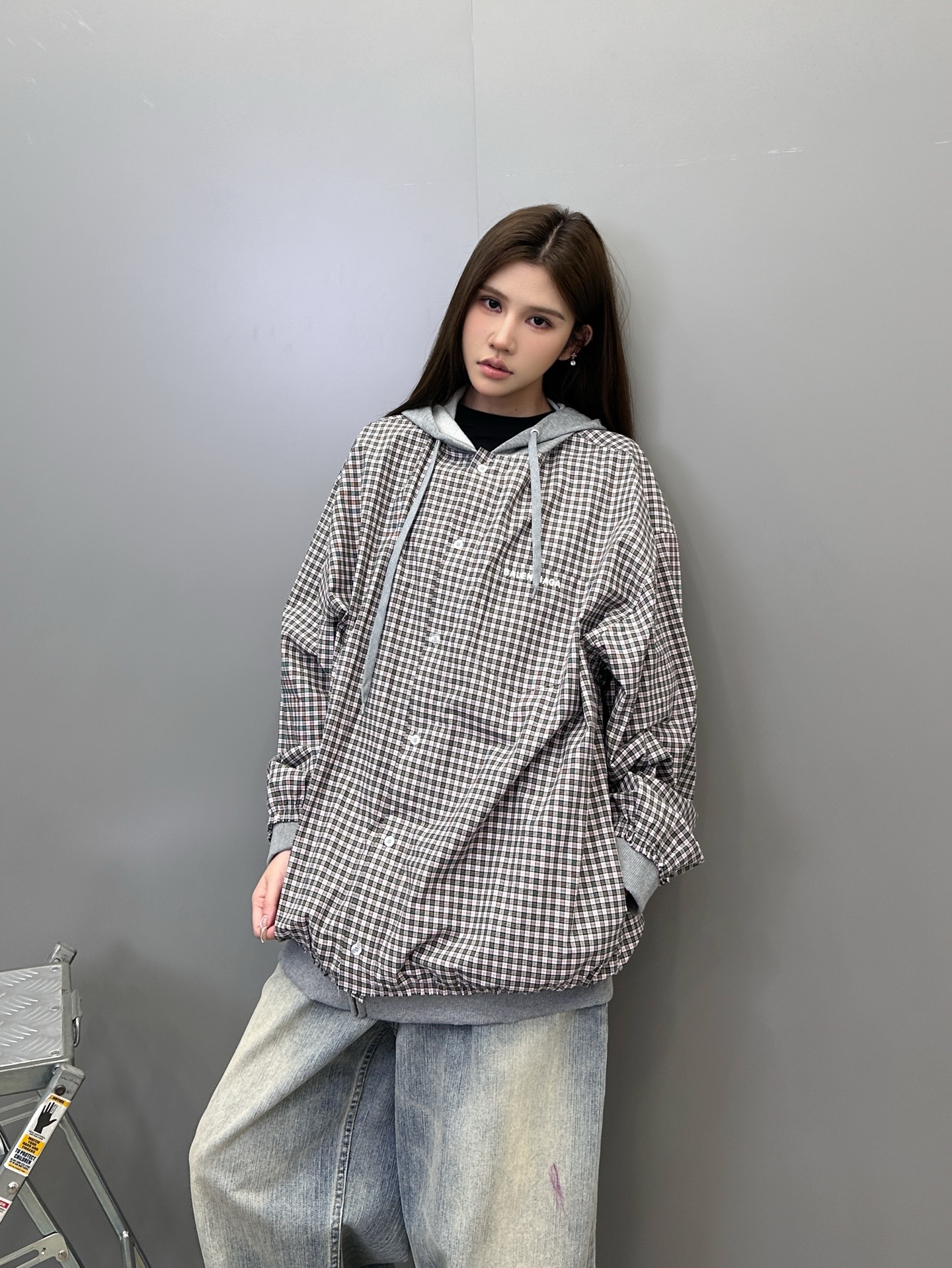  巴黎 ｜ 新款开衫，成衣洗水吊磨工艺加针织梭织拼接，经典刺绣标，男女同款，尺码sml