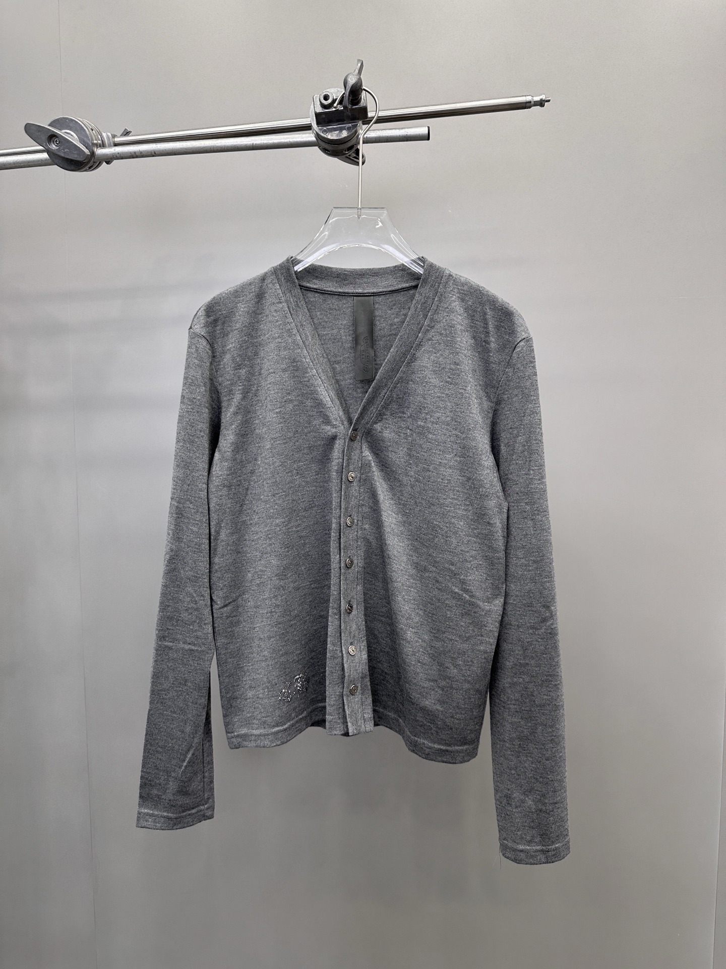 克罗心 ｜ 新款开衫，成衣洗水加烫钻工艺，进口羊毛混纺面料，尺码sml