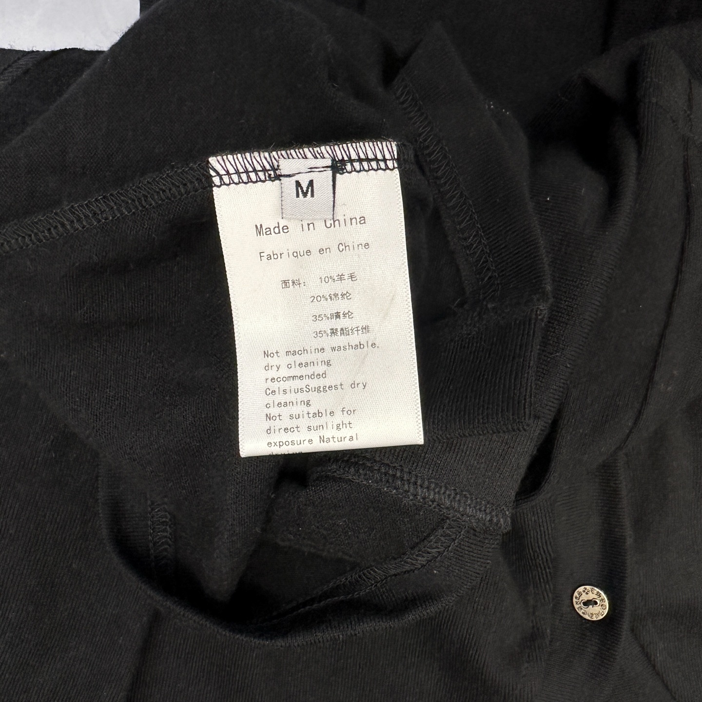 克罗心 ｜ 新款开衫，成衣洗水加烫钻工艺，进口羊毛混纺面料，尺码sml