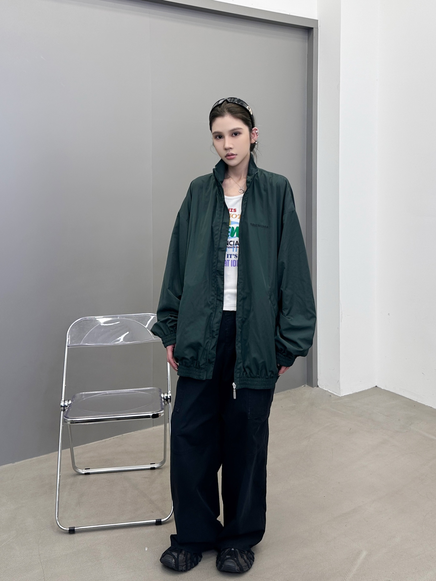 巴黎 ｜ 新款夹克外套，成衣洗水加前后经典刺绣标，休闲时尚，男女同款，尺码sml