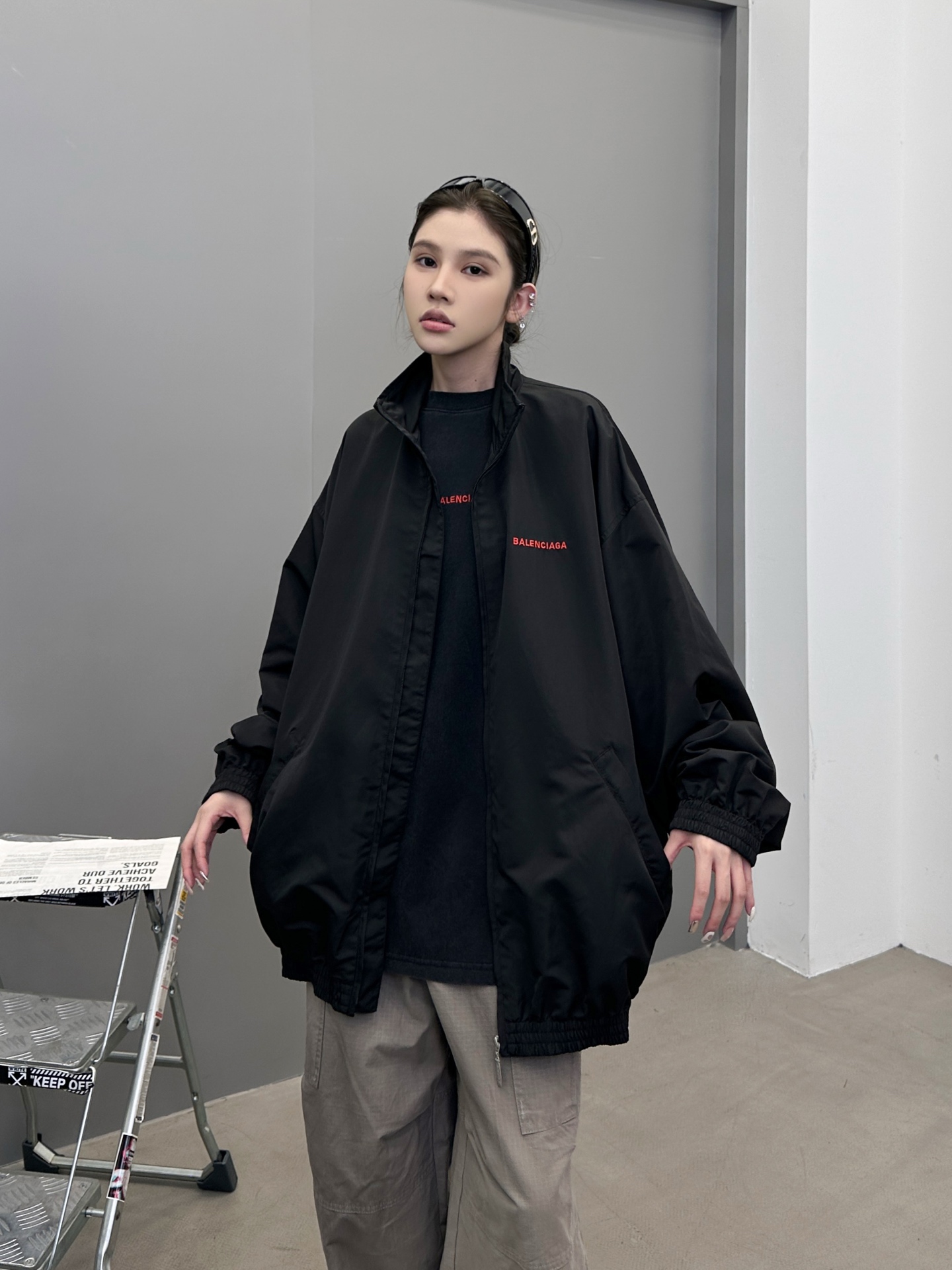 巴黎 ｜ 新款夹克外套，成衣洗水加前后经典刺绣标，休闲时尚，男女同款，尺码sml