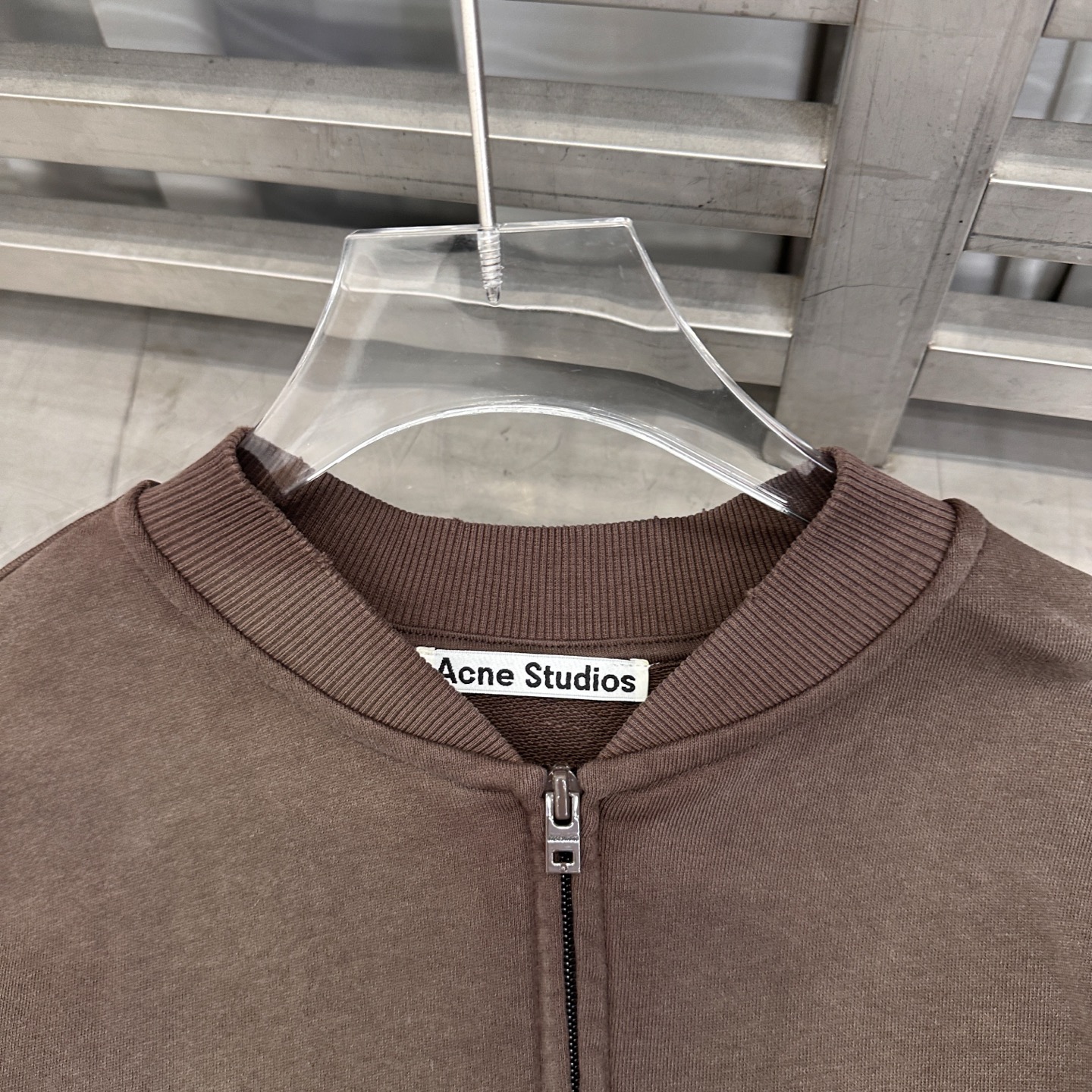 Acne ｜ 新款开衫卫衣，成衣洗水喷色吊磨工艺加对位印花，男女同款，尺码sml