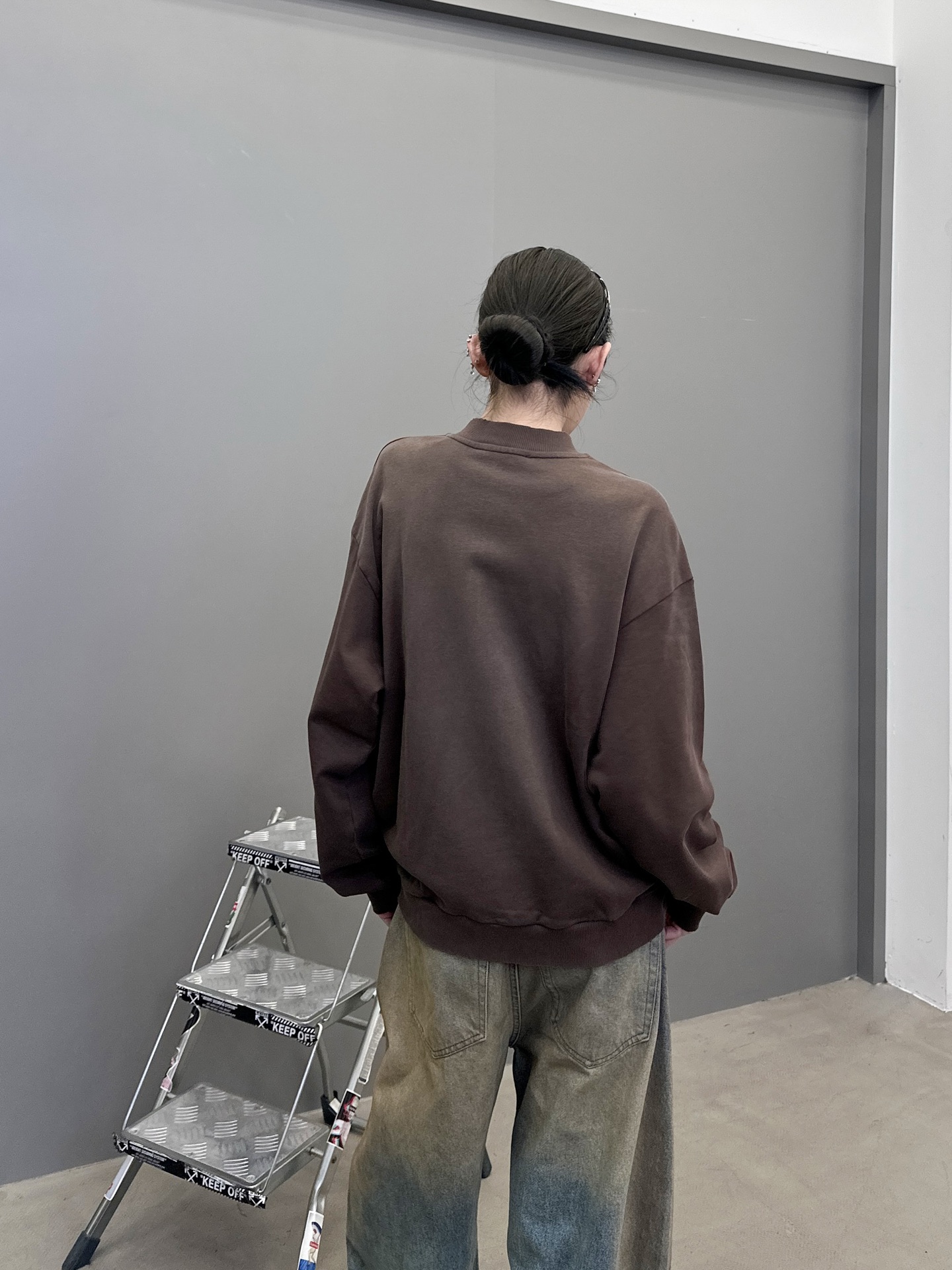 Acne ｜ 新款开衫卫衣，成衣洗水喷色吊磨工艺加对位印花，男女同款，尺码sml