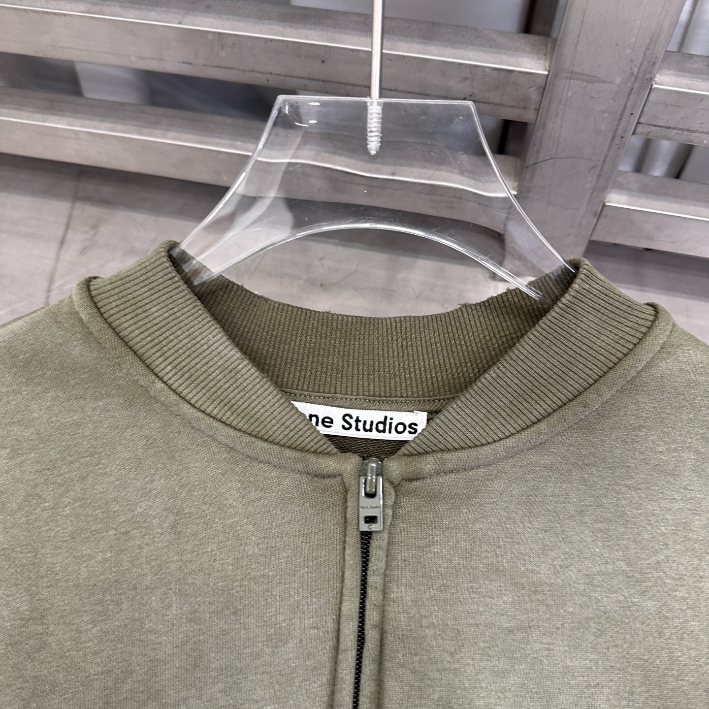 Acne ｜ 新款开衫卫衣，成衣洗水喷色吊磨工艺加对位印花，男女同款，尺码sml