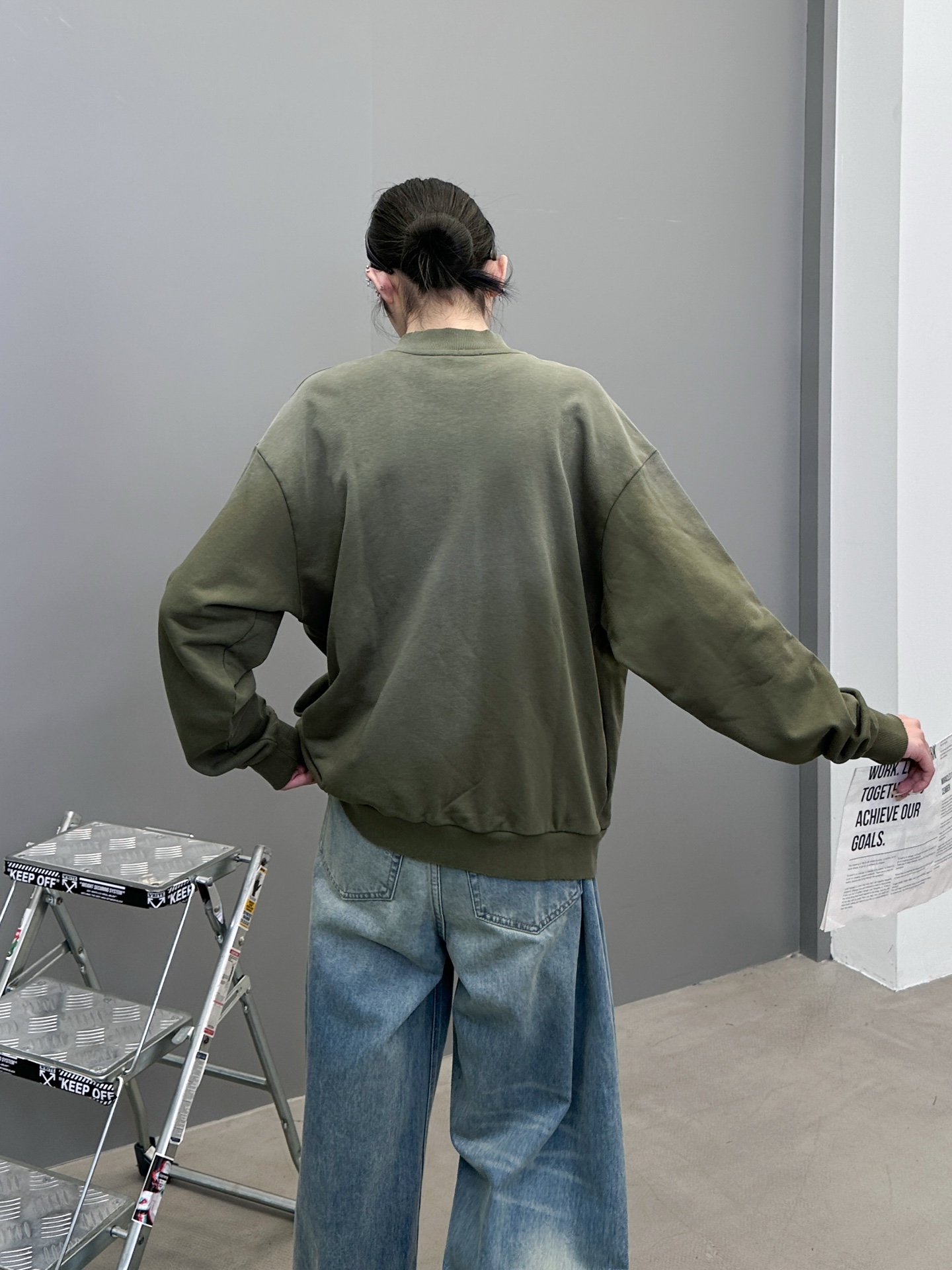 Acne ｜ 新款开衫卫衣，成衣洗水喷色吊磨工艺加对位印花，男女同款，尺码sml