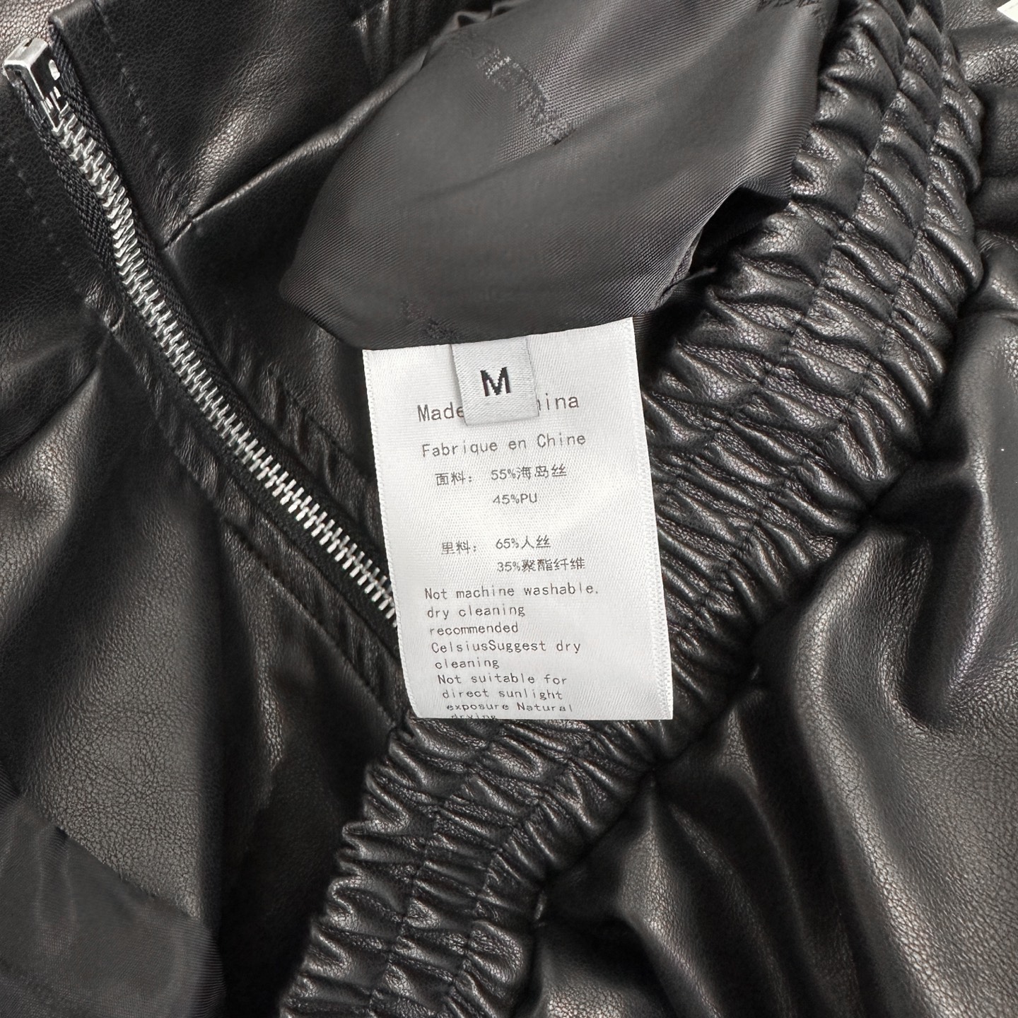 巴黎 ｜ 新款环保皮外套，经典刺绣标，手工车侧杠，进口合成海岛丝pu面料，男女同款，尺码sml
