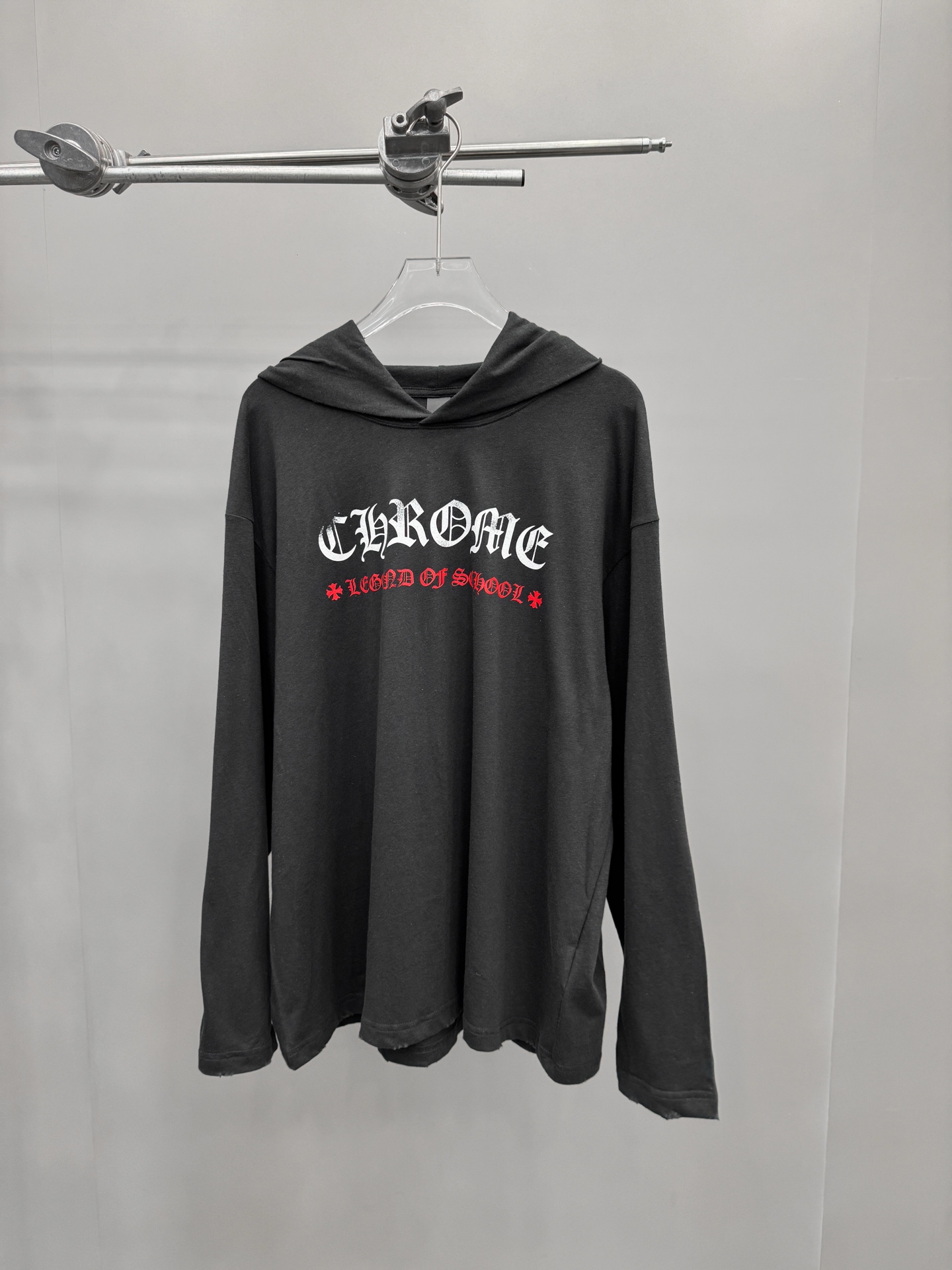 克罗心 ｜ 新款长袖t，成衣洗水吊磨工艺加前后印花，日本进口亚麻棉面料，男女同款，尺码sml