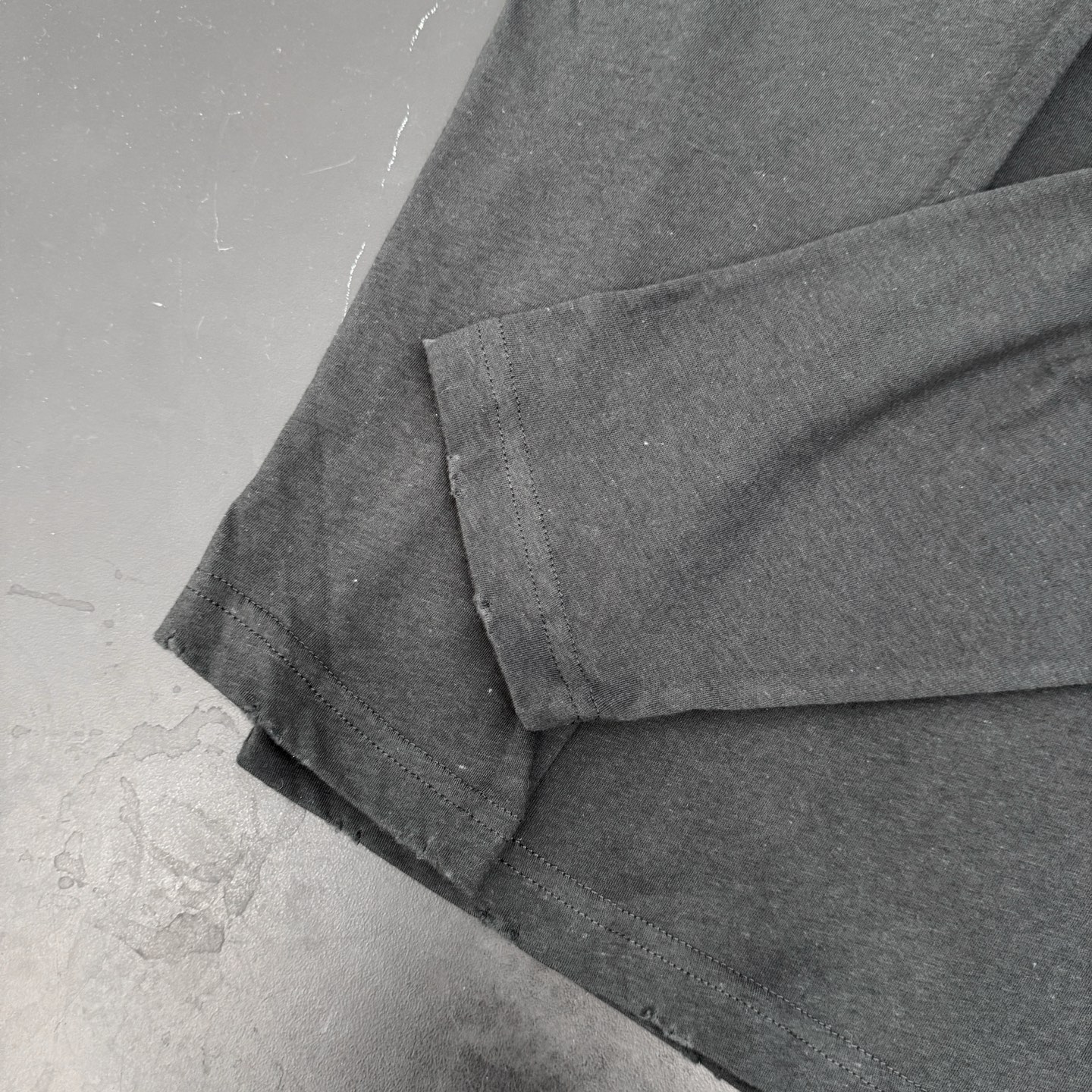 克罗心 ｜ 新款长袖t，成衣洗水吊磨工艺加前后印花，日本进口亚麻棉面料，男女同款，尺码sml