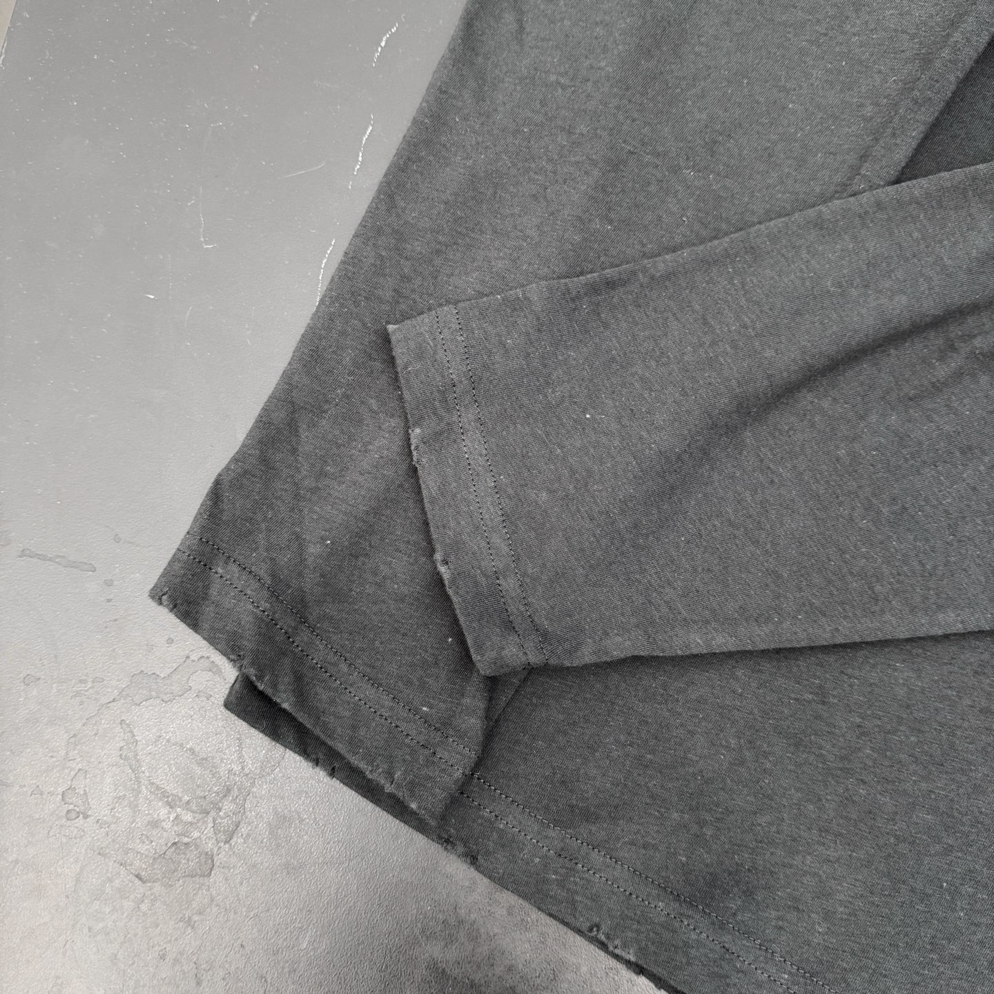 克罗心 ｜ 新款长袖t，成衣洗水吊磨工艺加前后印花，日本进口亚麻棉面料，男女同款，尺码sml