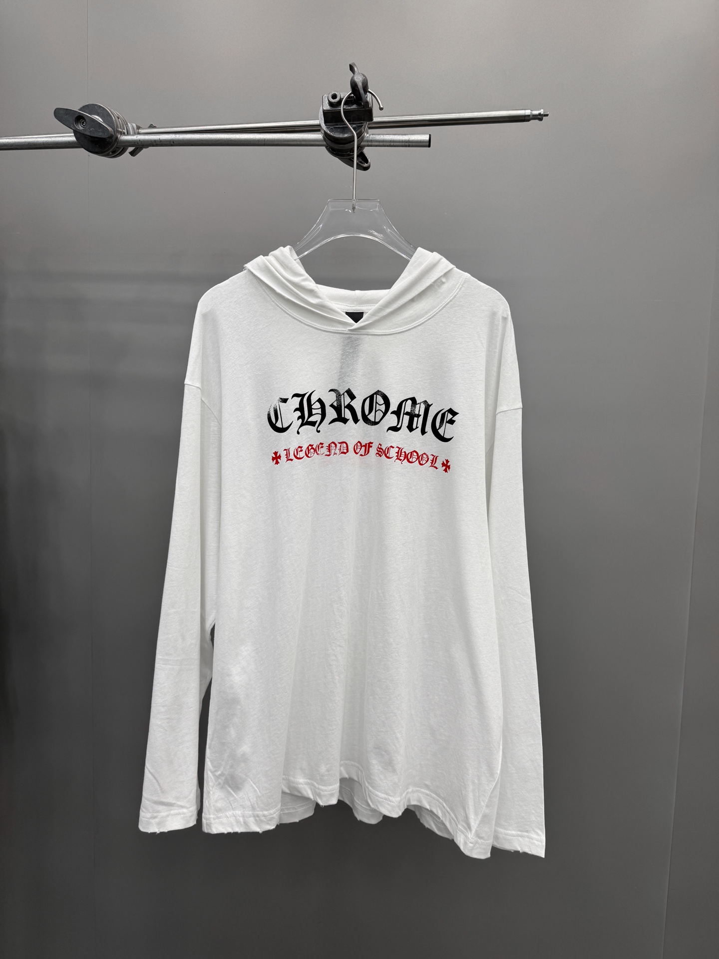 克罗心 ｜ 新款长袖t，成衣洗水吊磨工艺加前后印花，日本进口亚麻棉面料，男女同款，尺码sml