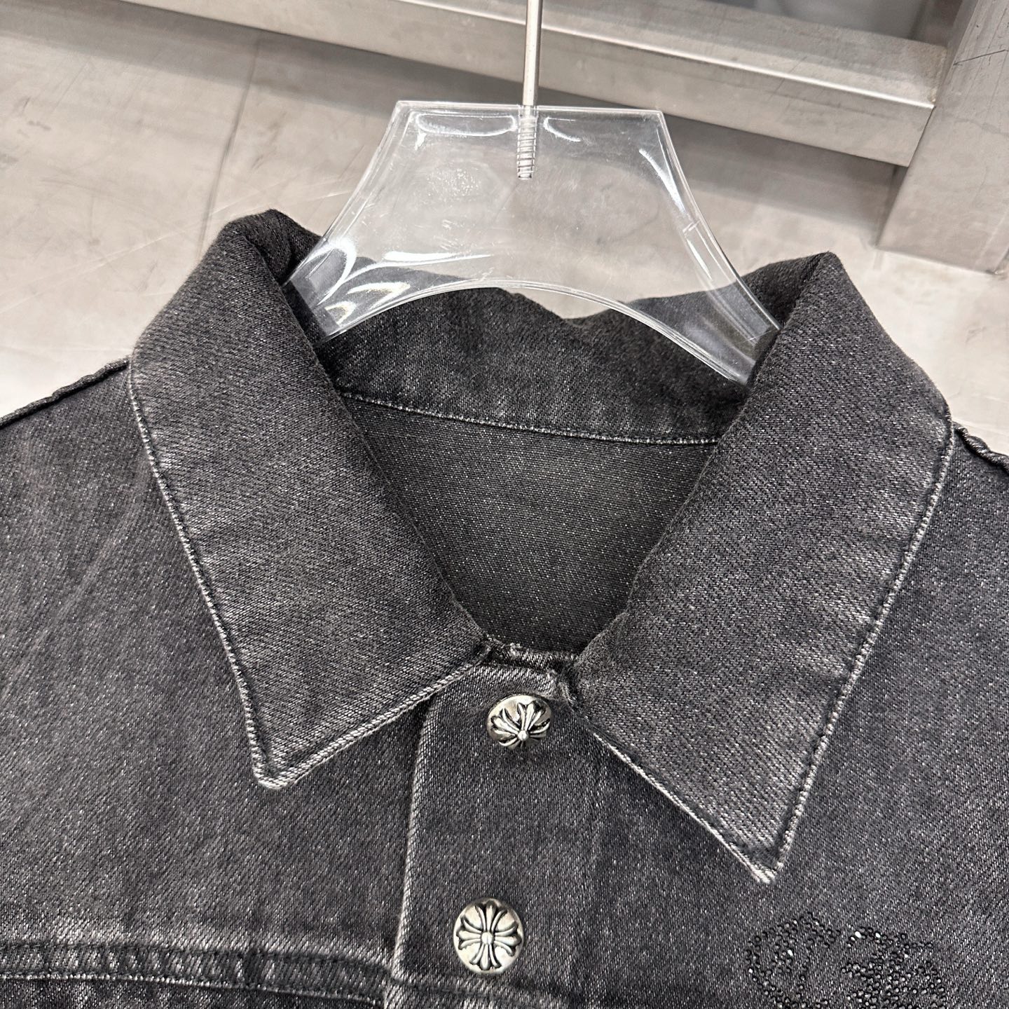 克罗心 ｜ 新款牛仔小上衣，成衣洗水烫钻工艺，经典五金配饰，尺码sml