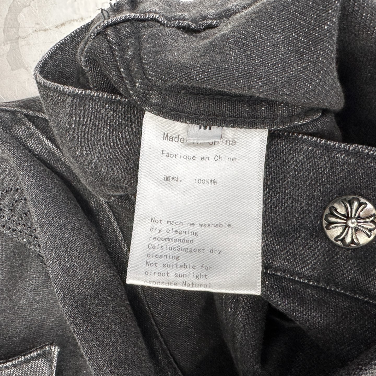 克罗心 ｜ 新款牛仔小上衣，成衣洗水烫钻工艺，经典五金配饰，尺码sml