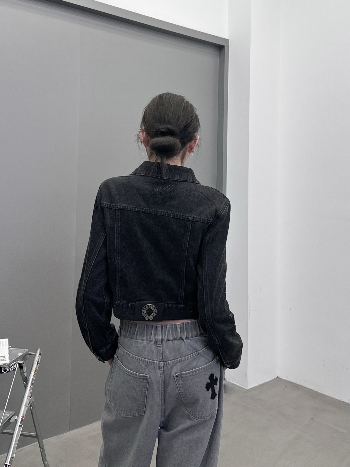 克罗心 ｜ 新款牛仔小上衣，成衣洗水烫钻工艺，经典五金配饰，尺码sml