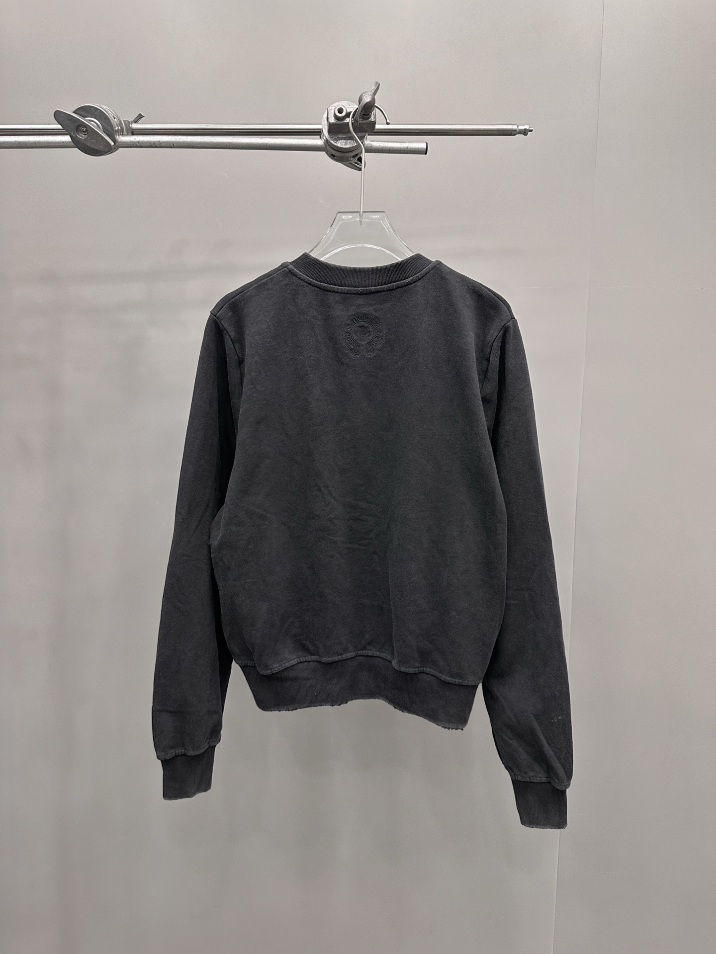 克罗心 ｜ 新款卫衣开衫，成衣洗水炒色吊磨工艺，前后经典刺绣标，男女同款，尺码sml