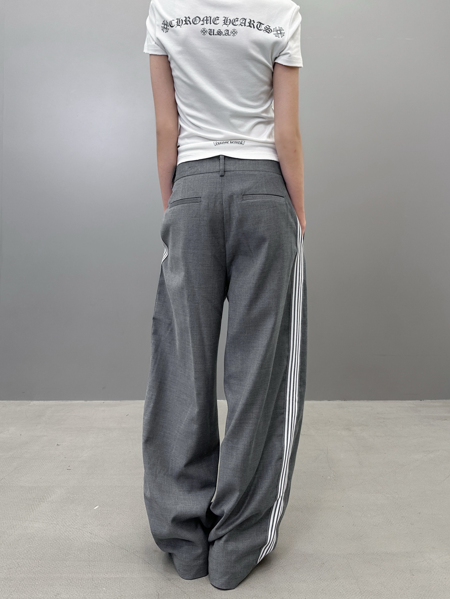 大王 ｜ 新款休闲裤，经典夹唛标，手工车侧杠工艺，羊毛混纺面料，男女同款，尺码sml