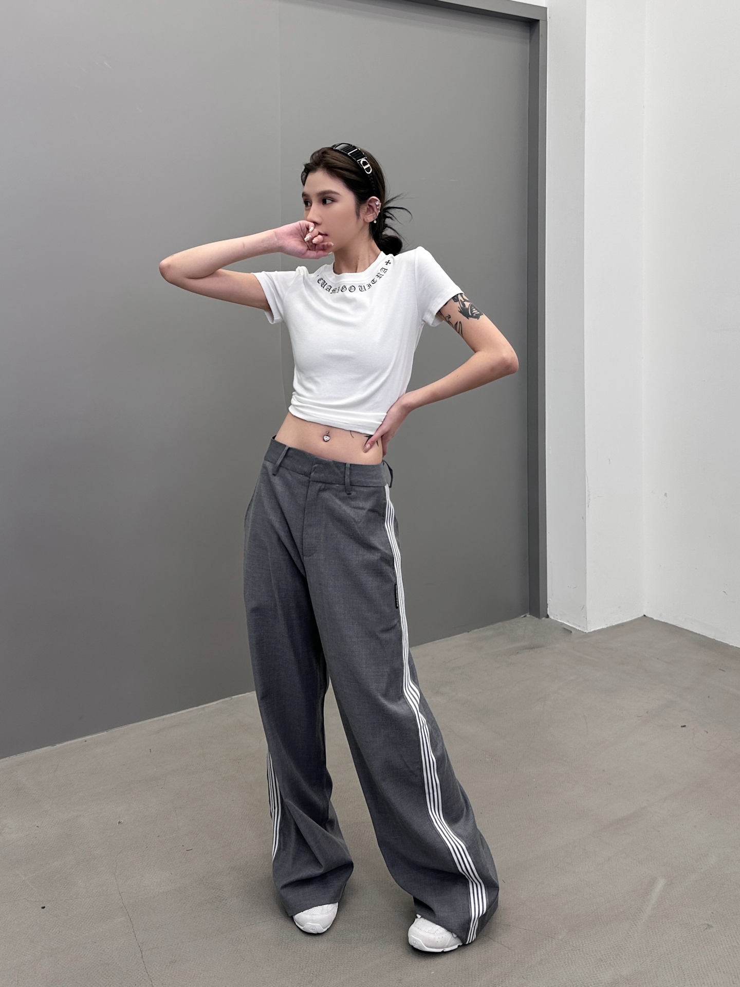 大王 ｜ 新款休闲裤，经典夹唛标，手工车侧杠工艺，羊毛混纺面料，男女同款，尺码sml