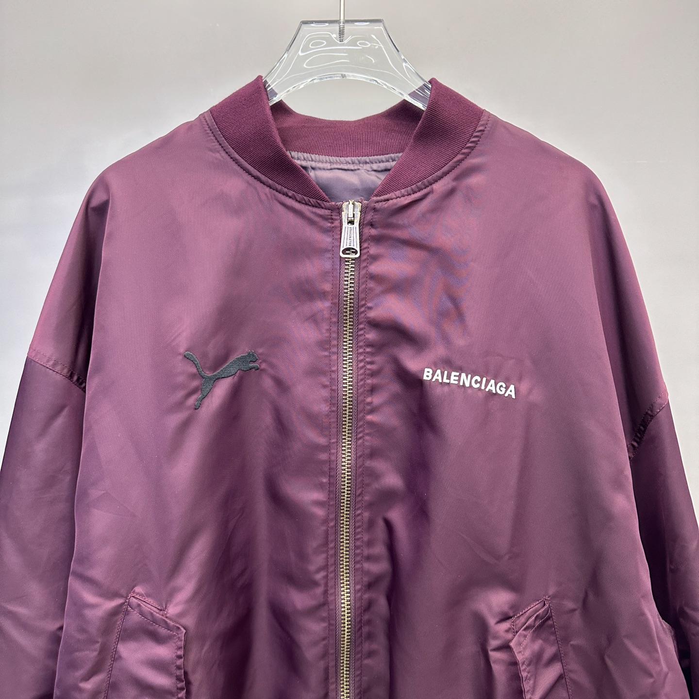 巴黎 ｜ 新款飞行员棉夹克，全身多处经典刺绣标，高密锦纶面料，休闲时尚，男女同款，尺码sml