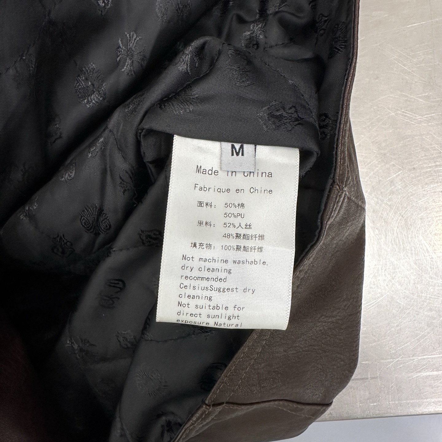 克罗心 ｜ 新款棉夹克，经典五金纽扣，进口环保pu面料棉夹克，尺码sml