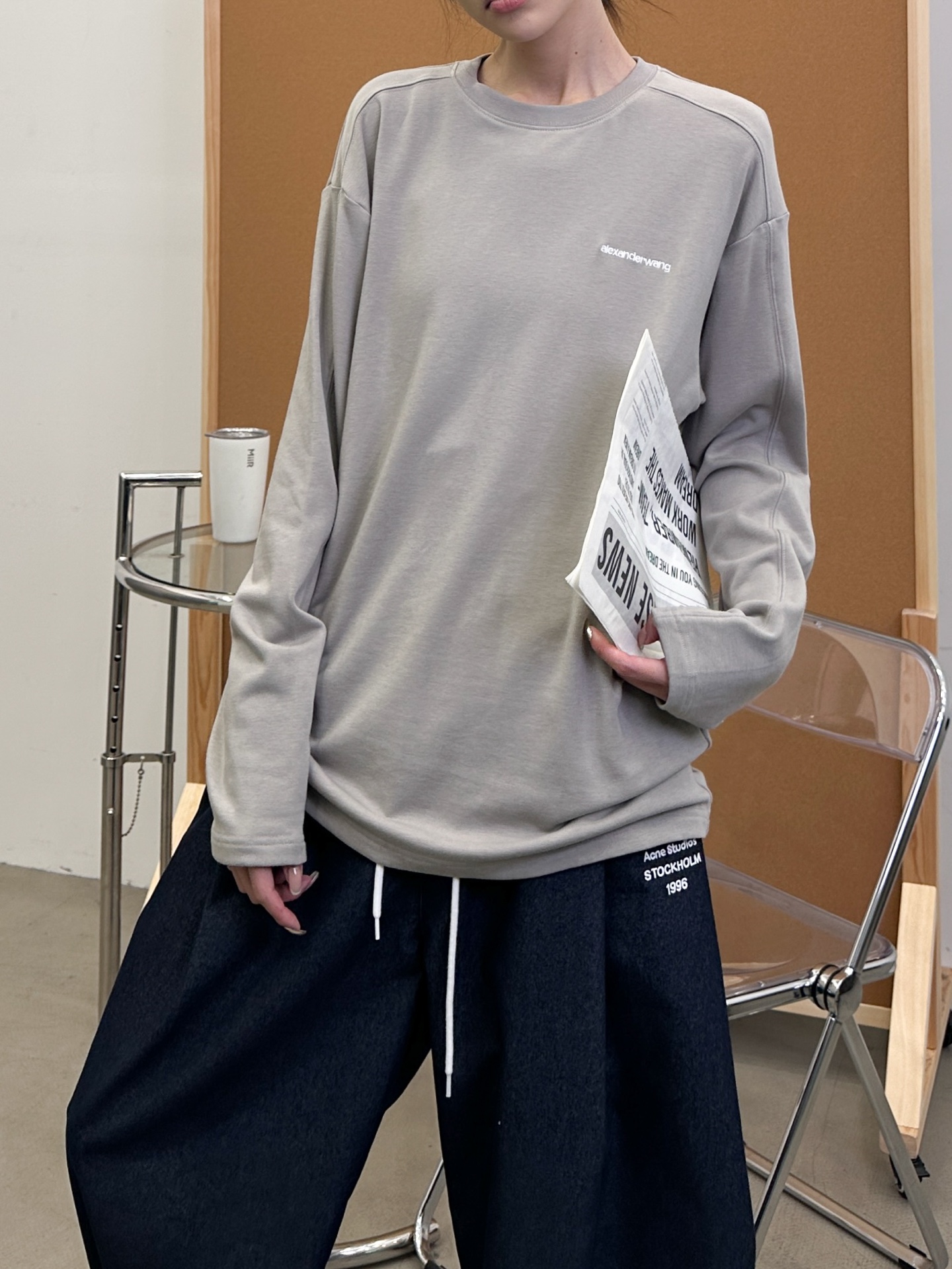 大王 ｜ 新款长袖打底，经典刺绣标，进口高密细腻保暖摇粒绒面料，男女同款，尺码sml