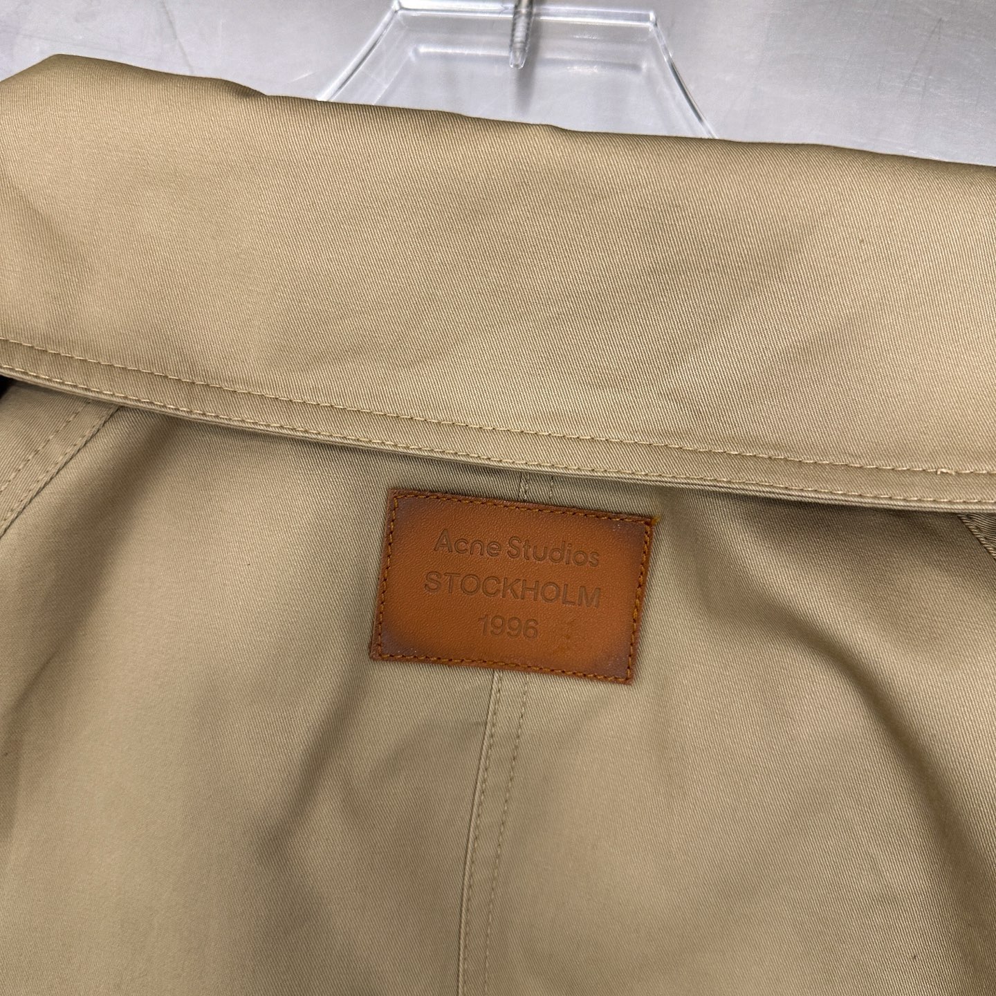 Acne ｜ 新款短风衣，版型时尚结构特别，定织格子面料里布，进口高密全棉风衣布面料，尺码sml