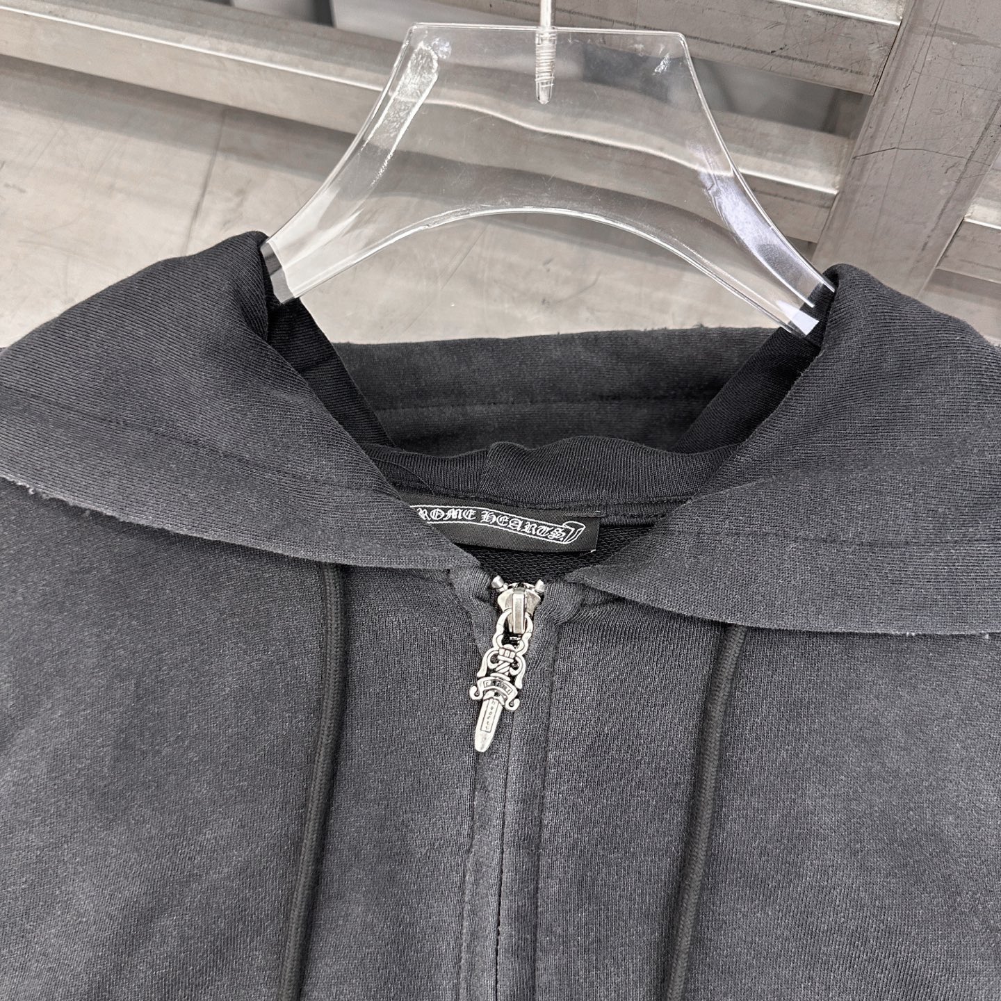 克罗心 ｜ 新款卫衣开衫，成衣洗水炒色加4处贴布绣重工工艺，男女同款，尺码sml