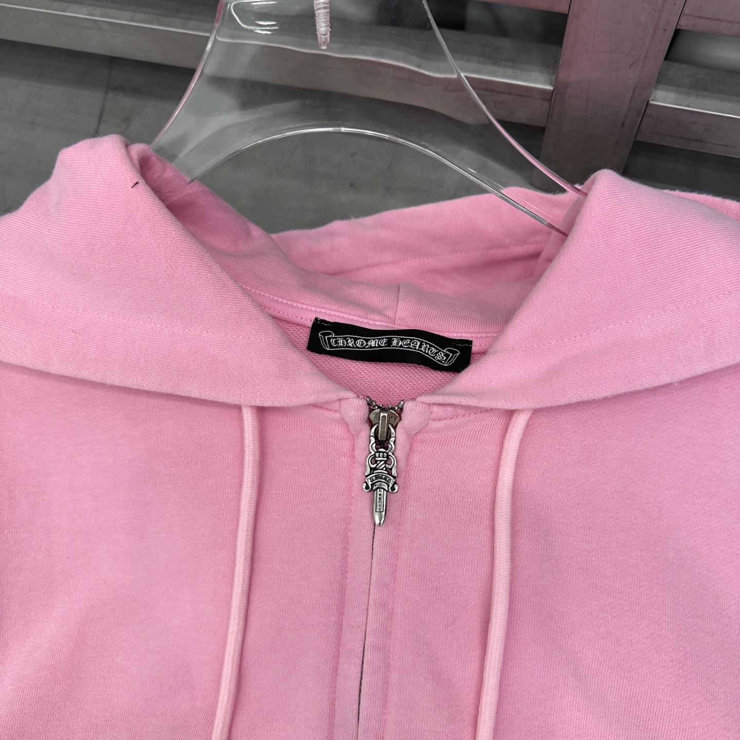 克罗心 ｜ 新款卫衣开衫，成衣洗水炒色加4处贴布绣重工工艺，男女同款，尺码sml