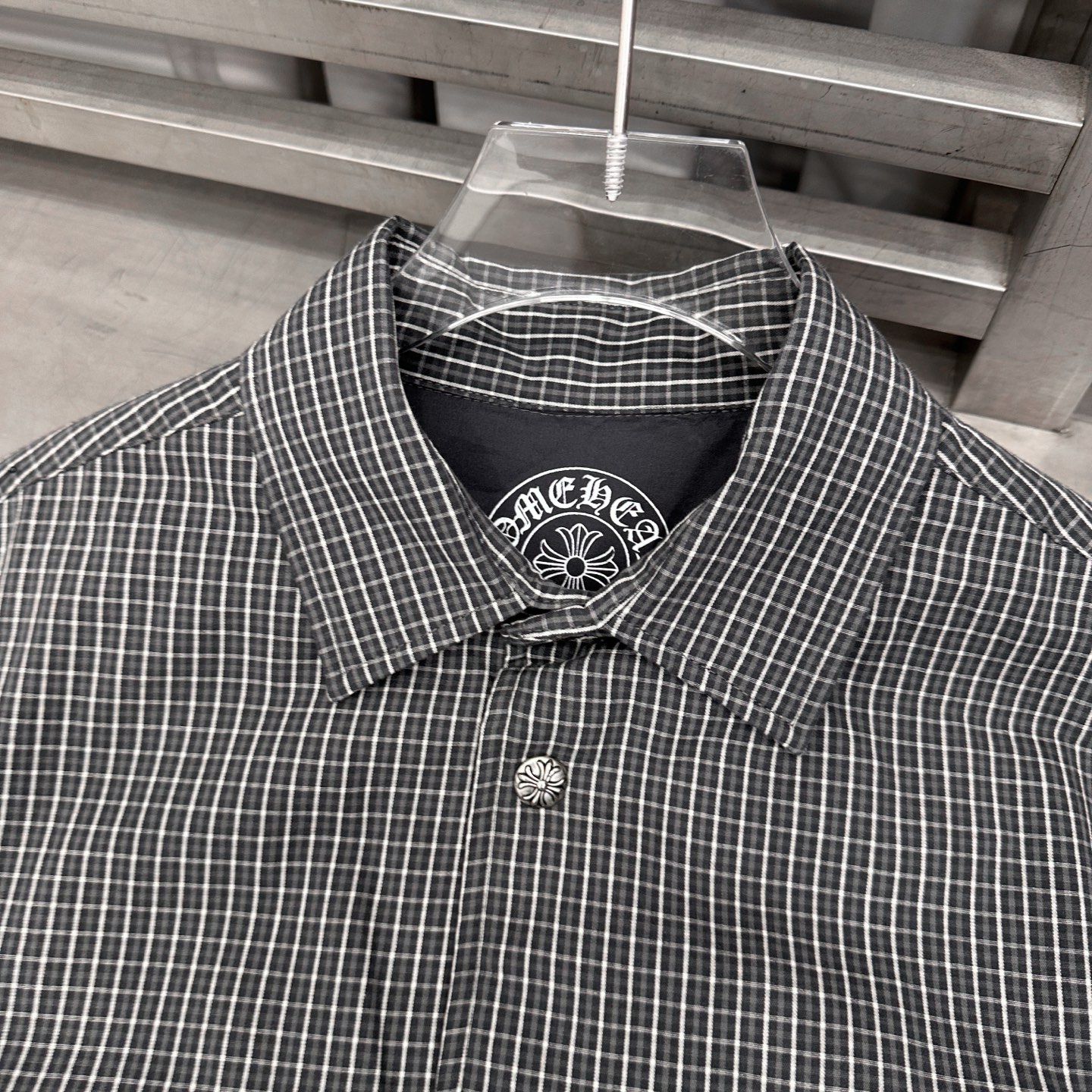 克罗心 ｜ 新款棉衬衣，经典多处印花标，全棉高密衬衣面料，衬衣棉服款式，男女同款，尺码sml