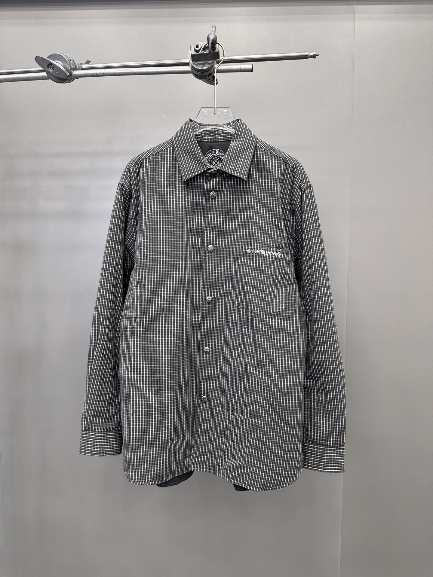 克罗心 ｜ 新款棉衬衣，经典多处印花标，全棉高密衬衣面料，衬衣棉服款式，男女同款，尺码sml