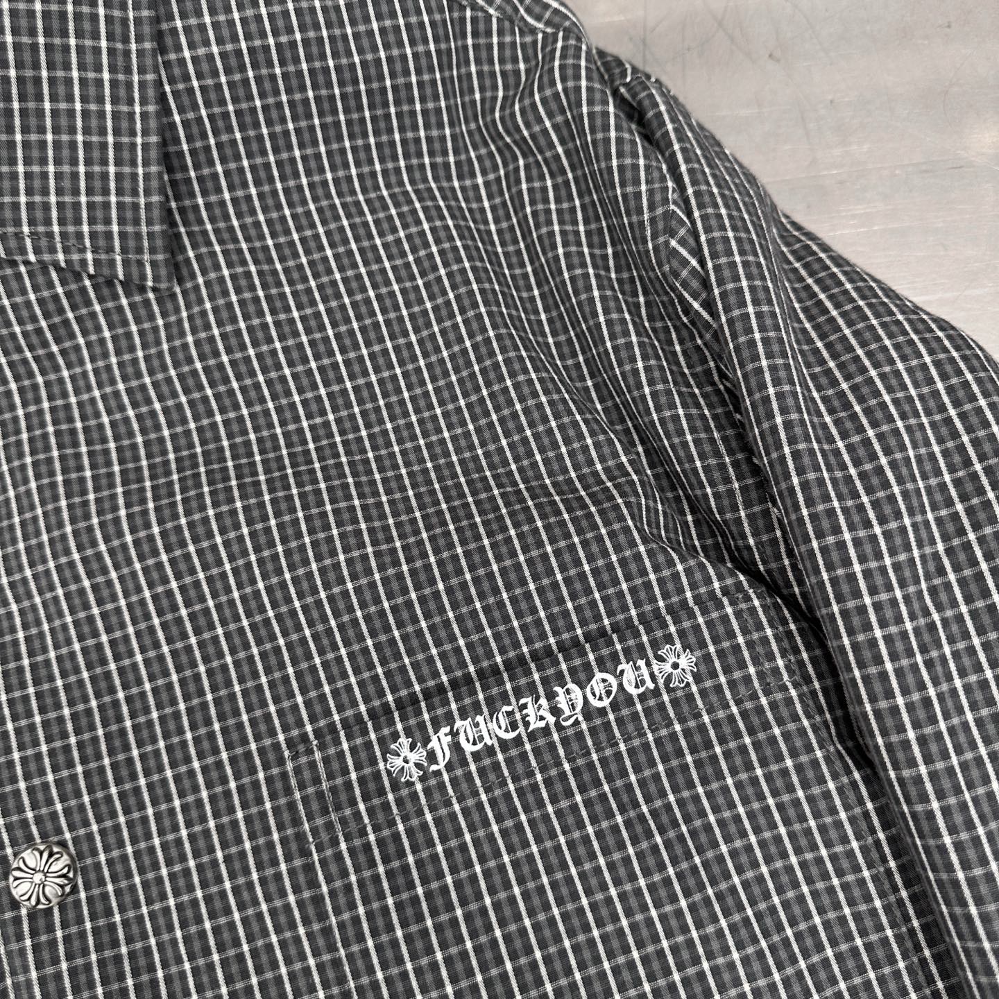 克罗心 ｜ 新款棉衬衣，经典多处印花标，全棉高密衬衣面料，衬衣棉服款式，男女同款，尺码sml