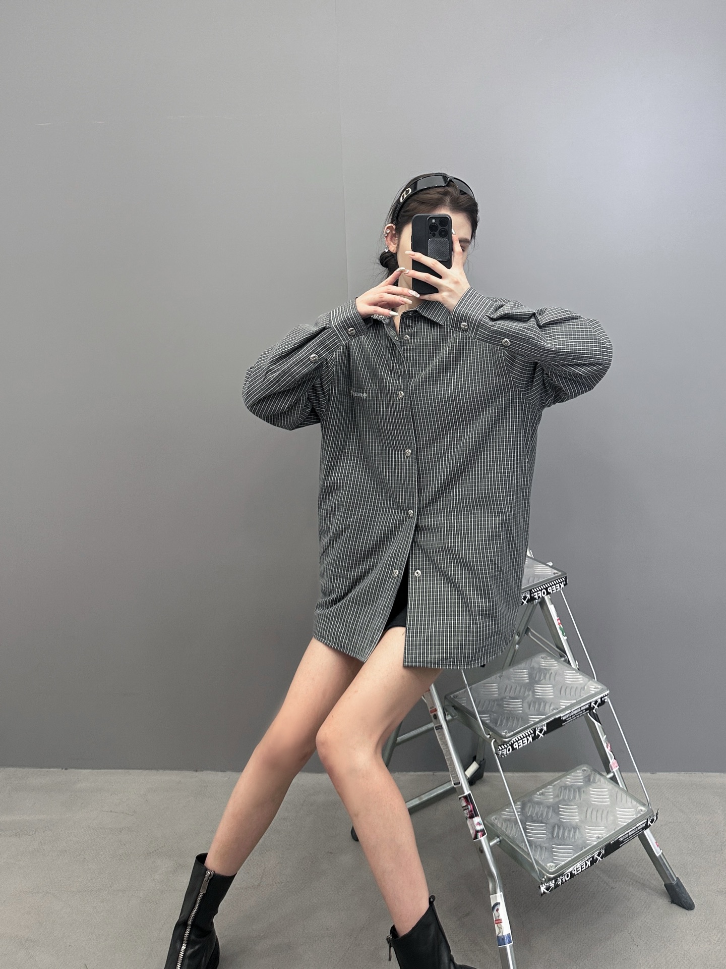 克罗心 ｜ 新款棉衬衣，经典多处印花标，全棉高密衬衣面料，衬衣棉服款式，男女同款，尺码sml