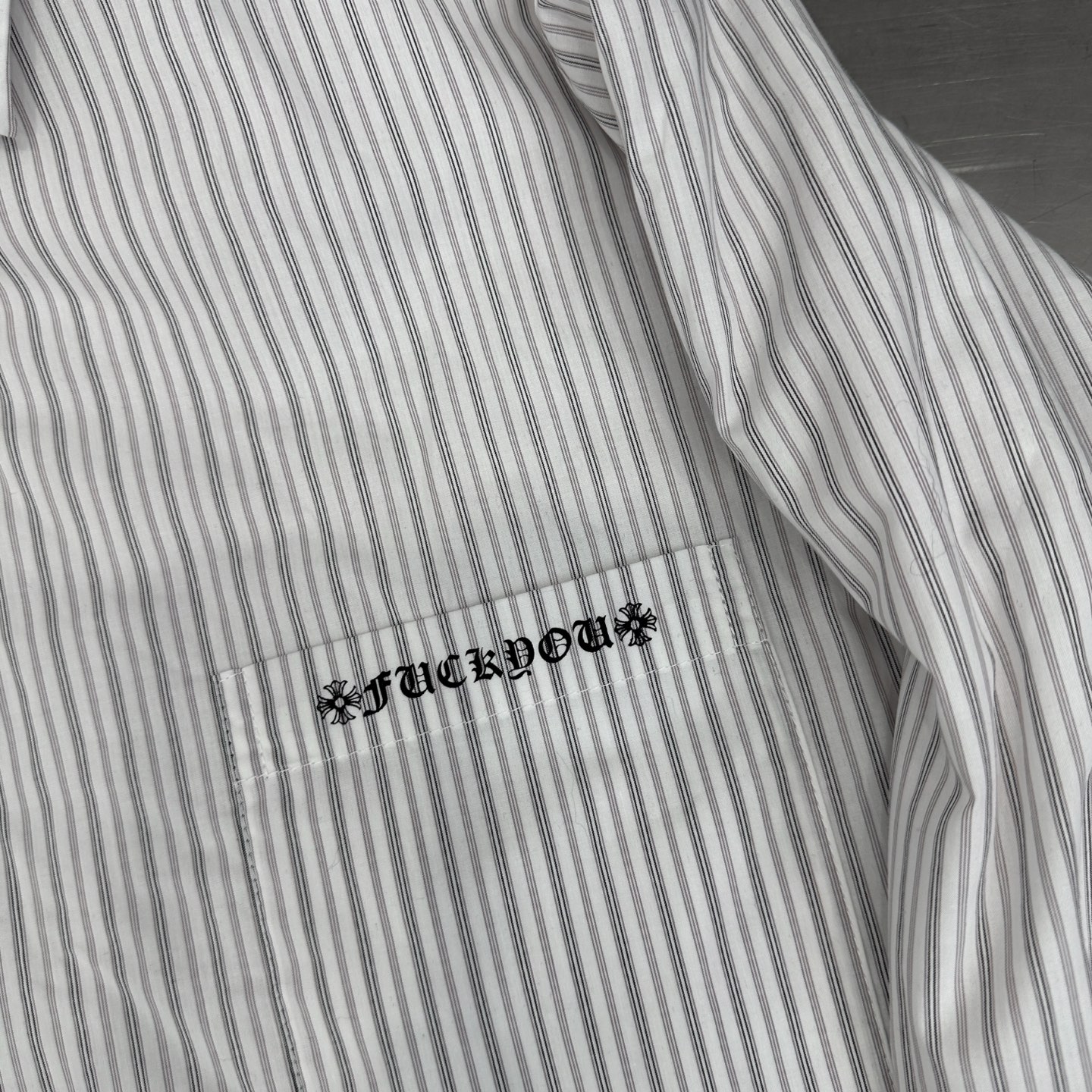 克罗心 ｜ 新款棉衬衣，经典多处印花标，全棉高密衬衣面料，衬衣棉服款式，男女同款，尺码sml