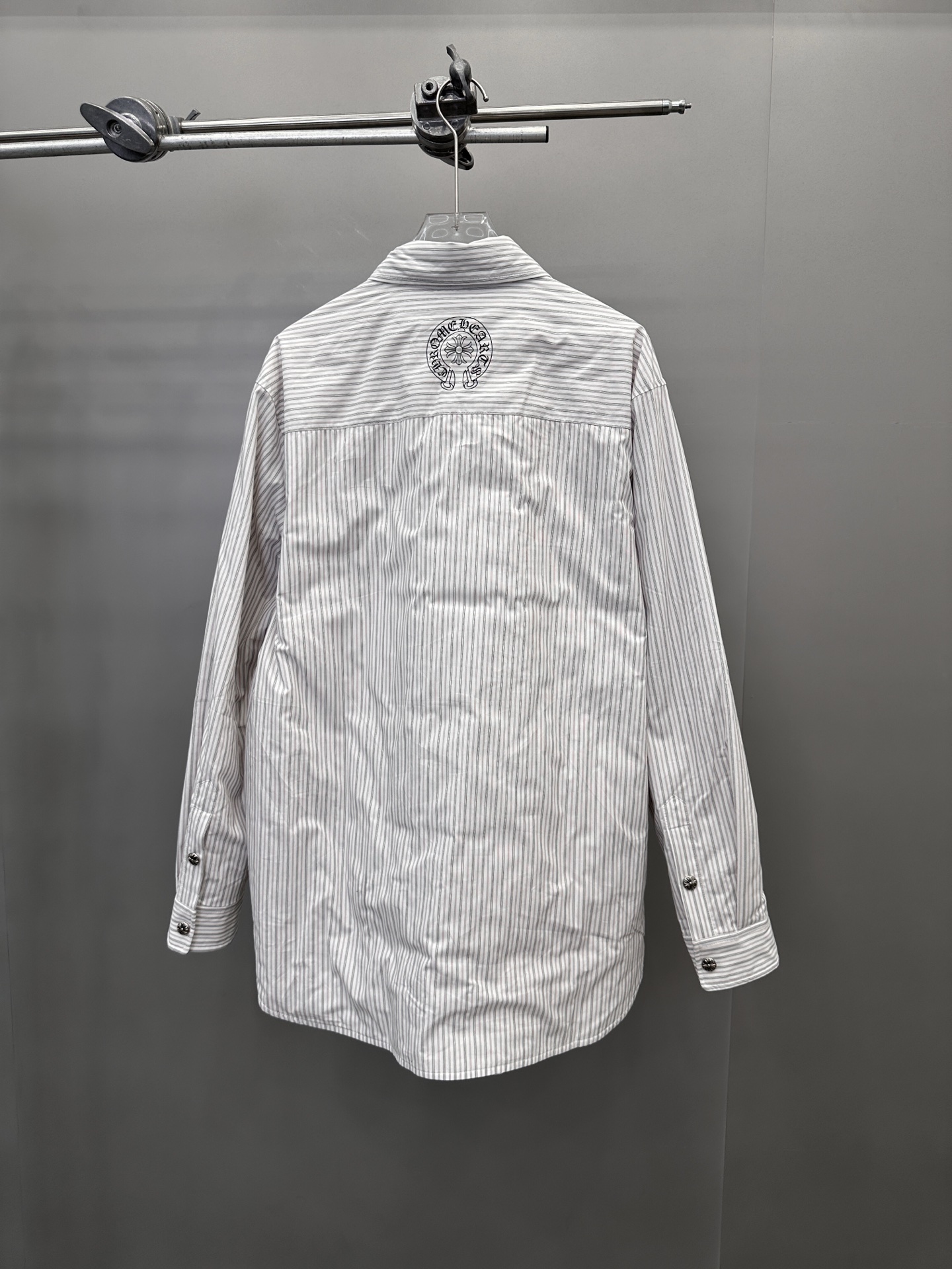 克罗心 ｜ 新款棉衬衣，经典多处印花标，全棉高密衬衣面料，衬衣棉服款式，男女同款，尺码sml