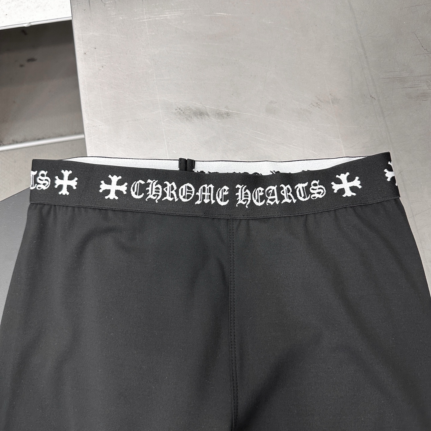 克罗心 ｜ 新款打底裤，成衣印花工艺加腰部织带经典打底裤，尺码sml