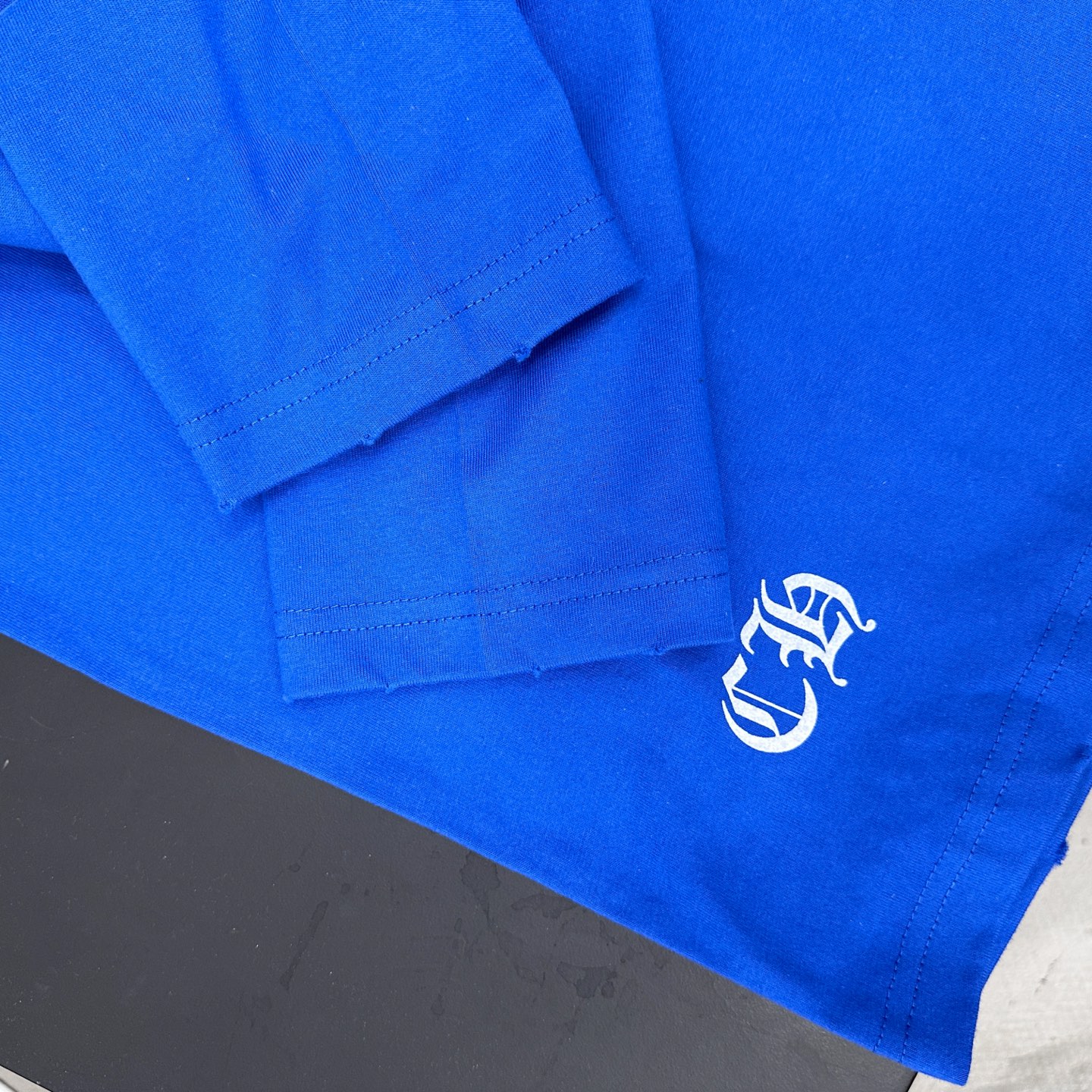 克罗心 ｜ 新款长袖t，成衣洗水吊磨工艺加6处印花，男女同款，尺码sml