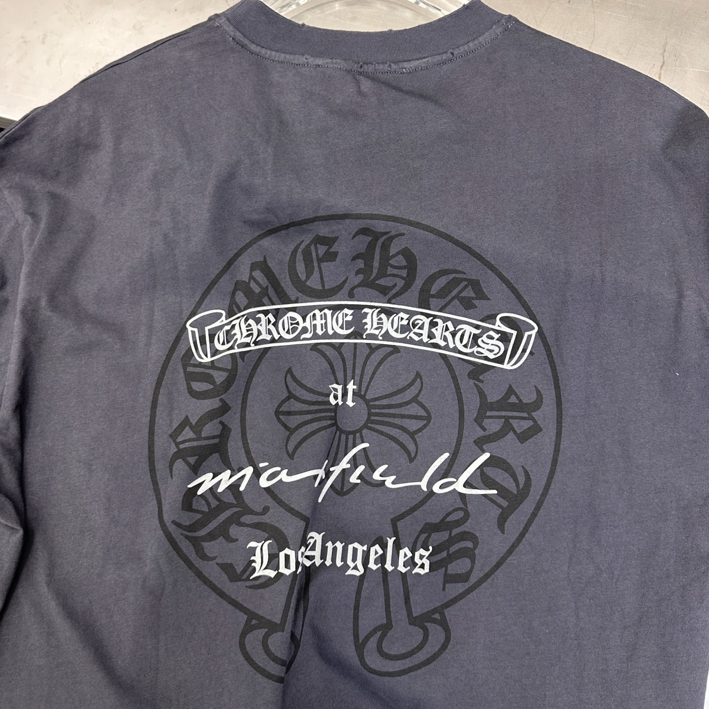 克罗心 ｜ 新款长袖打底，成衣洗水炒色印花工艺加坯布迷彩印花，假两件做工，男女同款，尺码sml