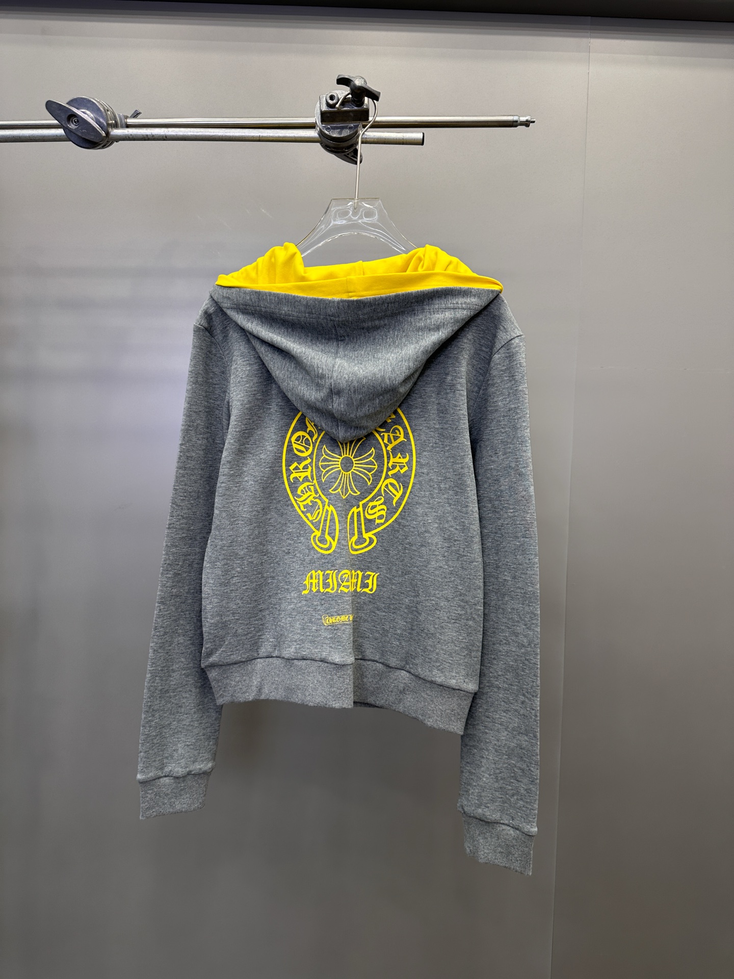 克罗心 ｜ 新款开衫卫衣，成衣洗水加前后印花工艺，假两件卫衣做工，休闲时尚，尺码sml