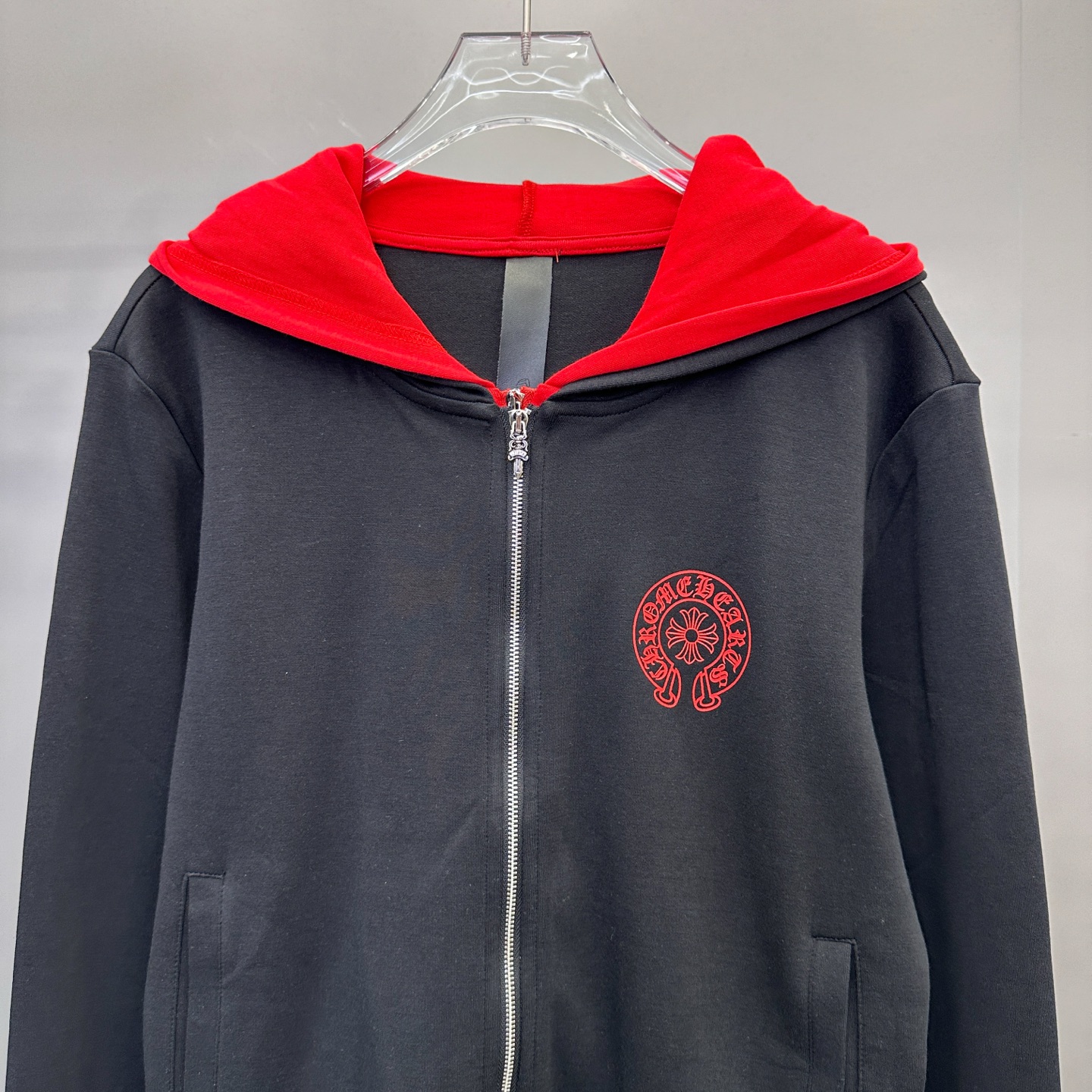 克罗心 ｜ 新款开衫卫衣，成衣洗水加前后印花工艺，假两件卫衣做工，休闲时尚，尺码sml