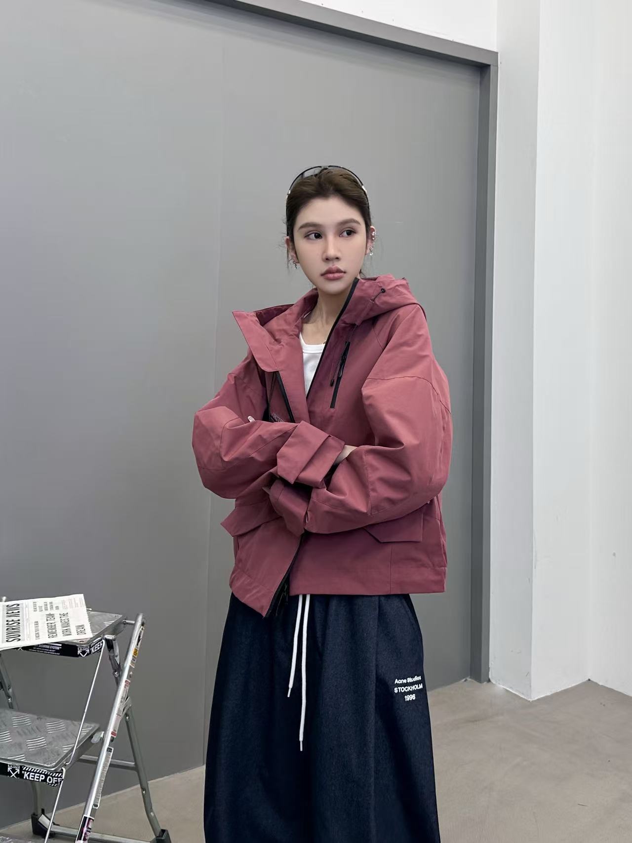 鸟 ｜ 新款硬壳休闲冲锋衣，经典刺绣标工艺，三防硬壳机能面料，功能性里布面料，时尚前卫，男女同款，尺码s