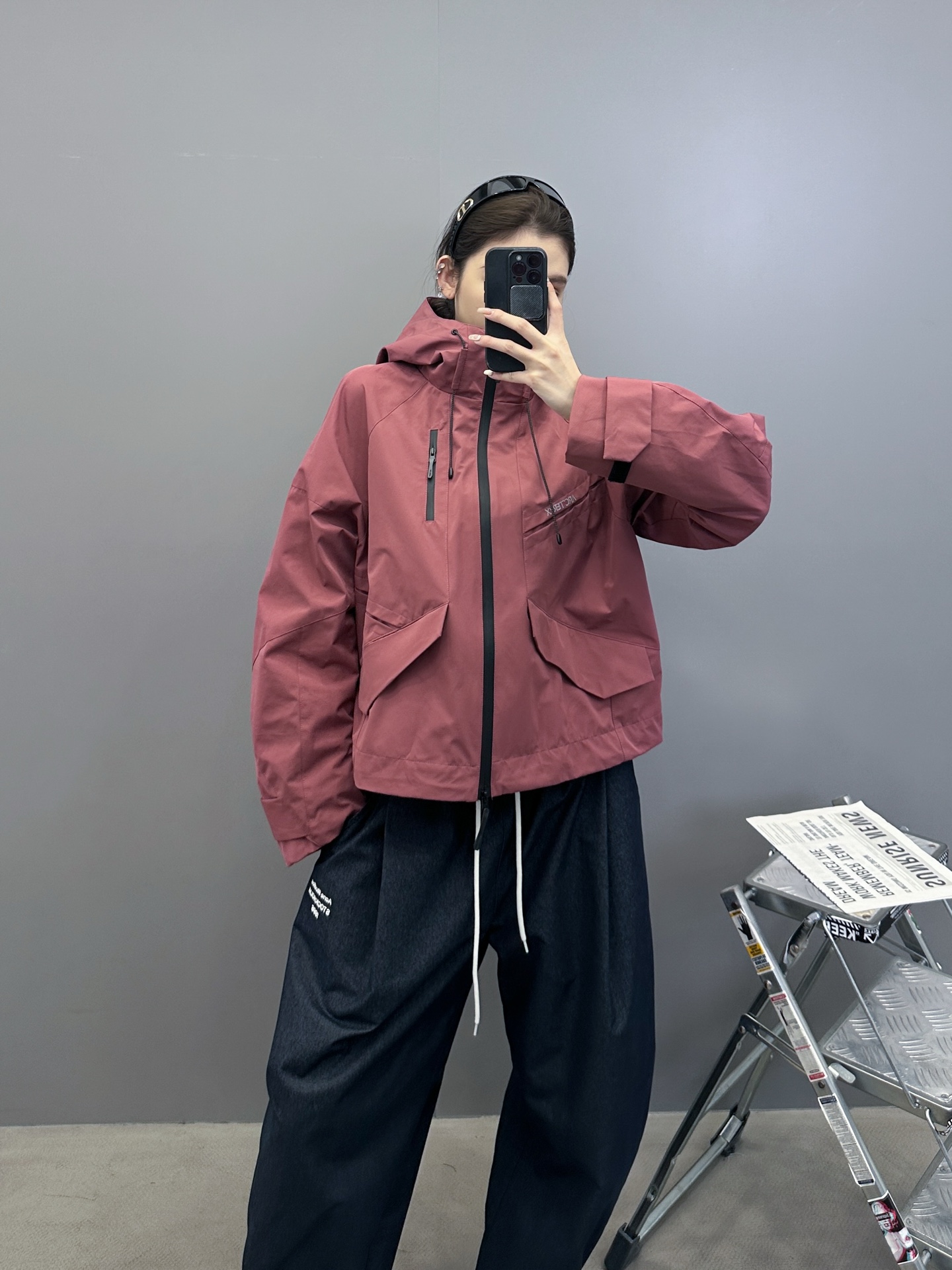 鸟 ｜ 新款硬壳休闲冲锋衣，经典刺绣标工艺，三防硬壳机能面料，功能性里布面料，时尚前卫，男女同款，尺码s