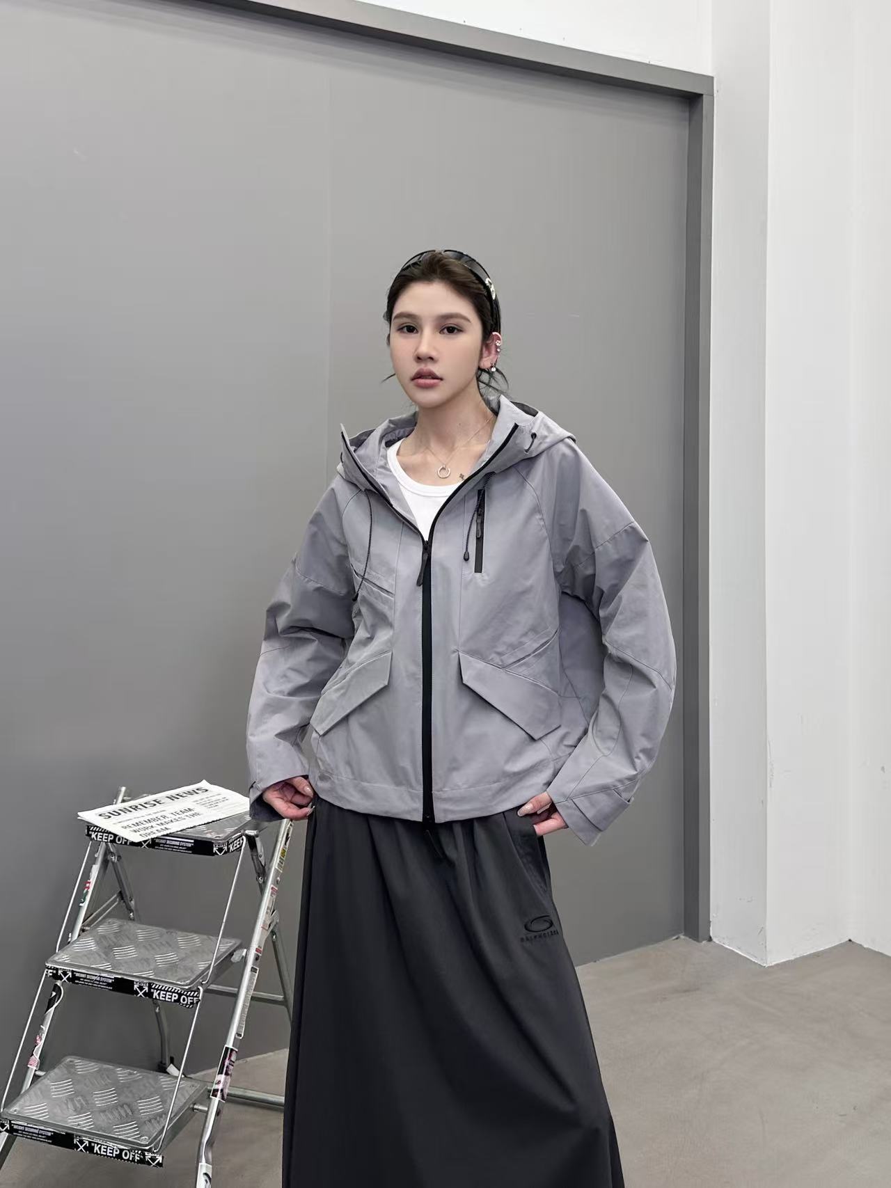 鸟 ｜ 新款硬壳休闲冲锋衣，经典刺绣标工艺，三防硬壳机能面料，功能性里布面料，时尚前卫，男女同款，尺码s