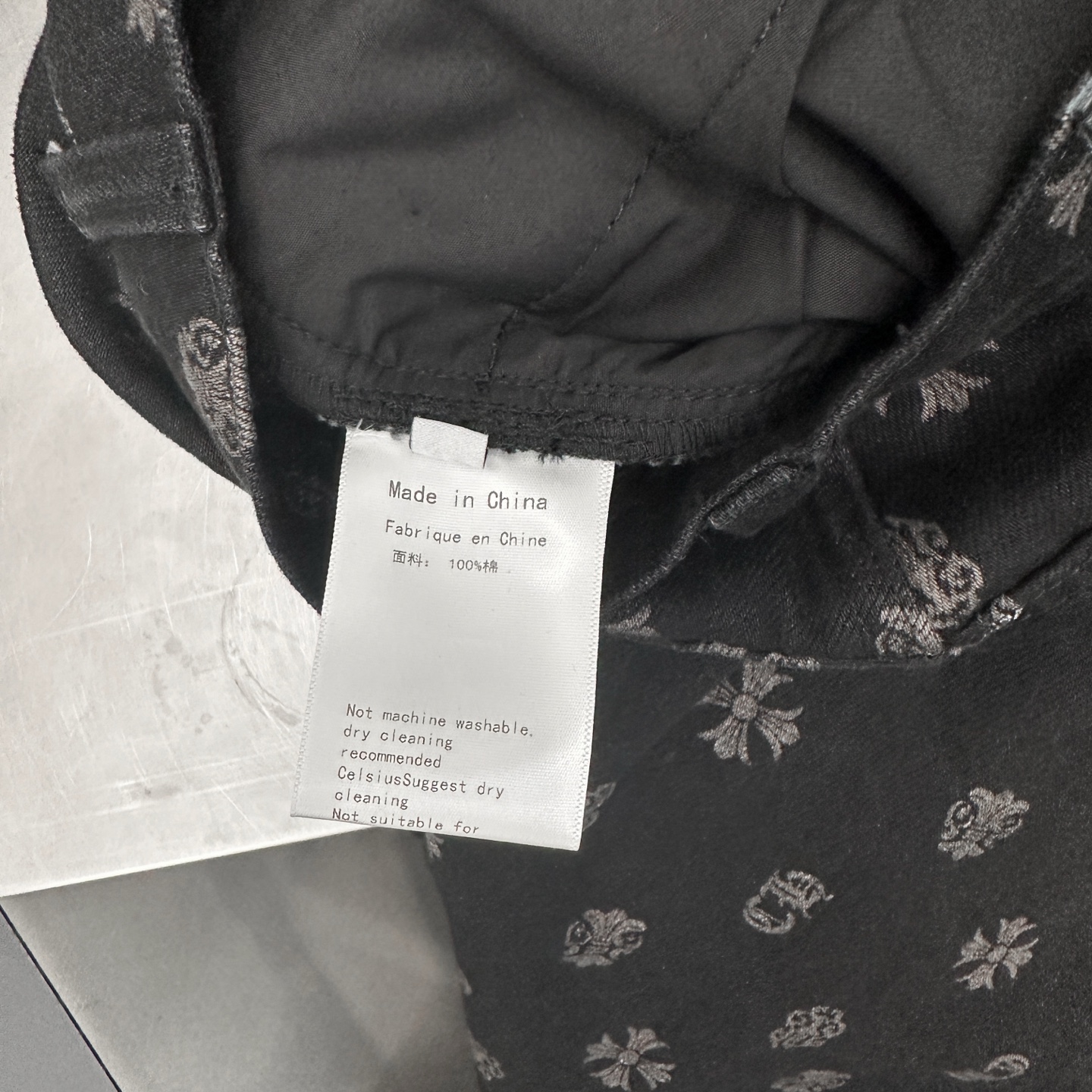 克罗心 ｜ 新款牛仔裤，成衣洗水坯布印花工艺，男女同款，尺码sml