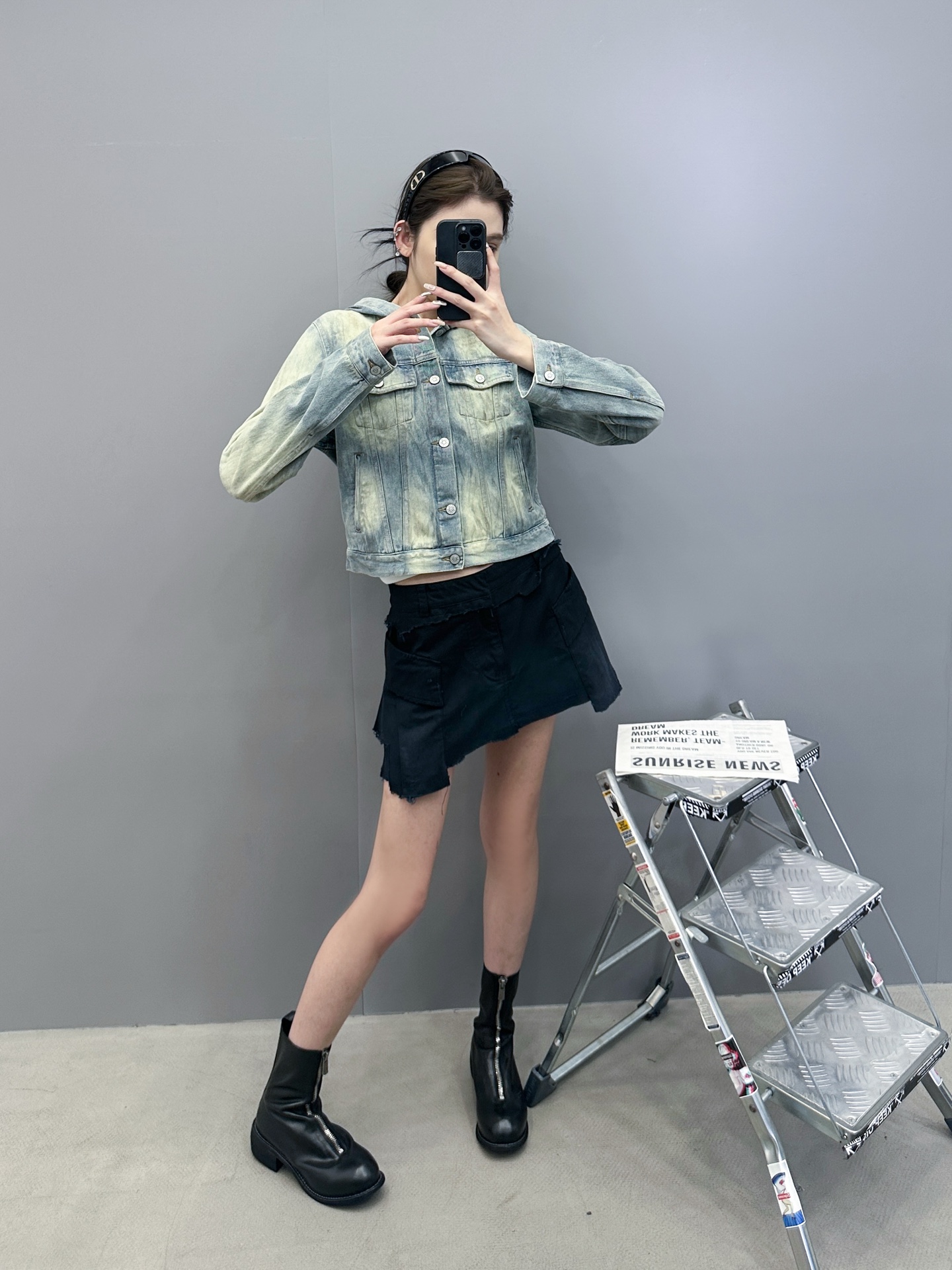 💰Acne ｜ 新款牛仔衣，成衣洗水泥浆工艺，时尚休闲，尺码sml