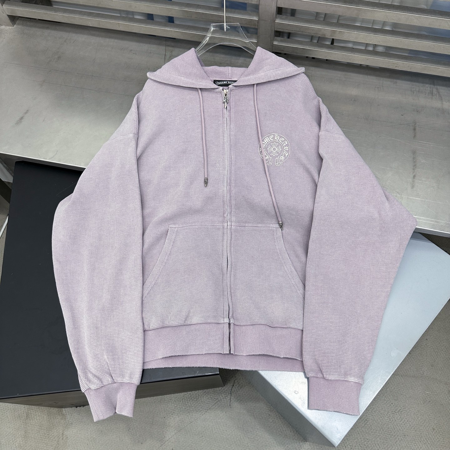 💰克罗心 ｜ 新款卫衣开衫，成衣洗水印花吊磨工艺，男女同款，尺码sml